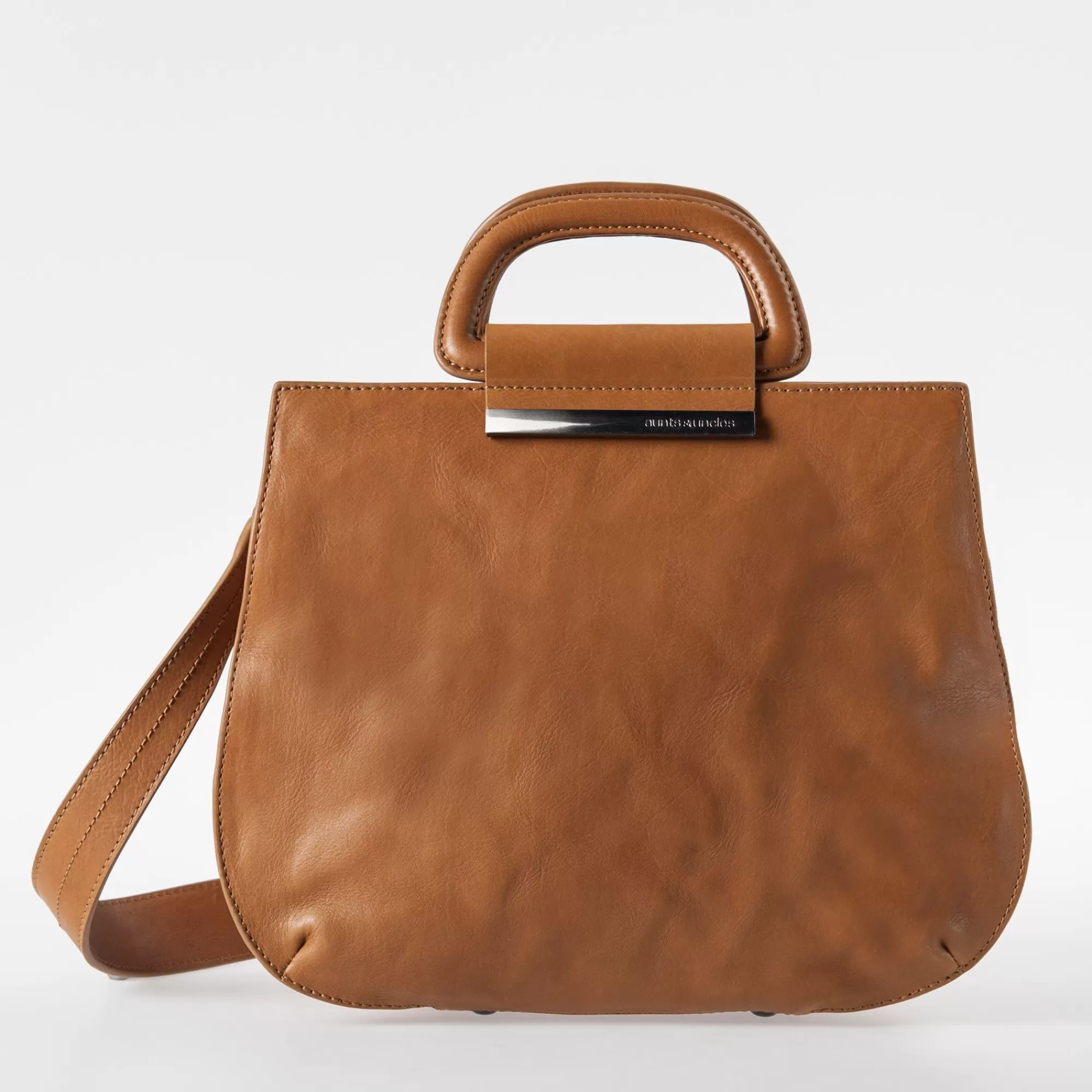 Shop Grandma's Luxury Club Mrs. Brioche Caramel Handtassen