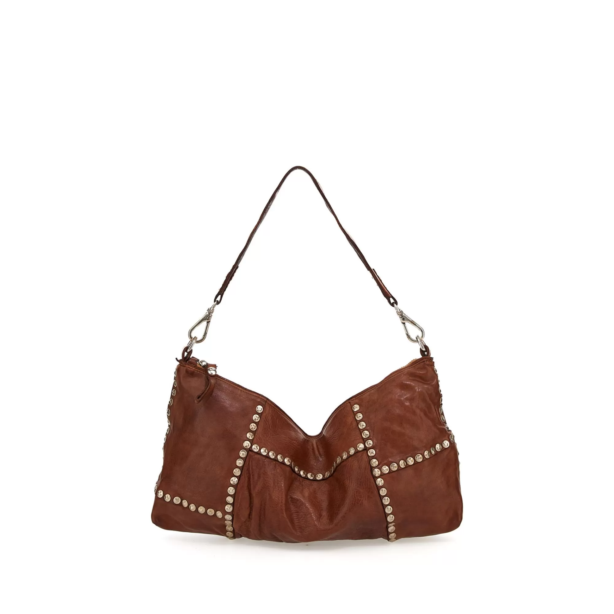 Best Sale Horizontal Shoulder Bag Traditional Virgo Cognac Crossbodytassen