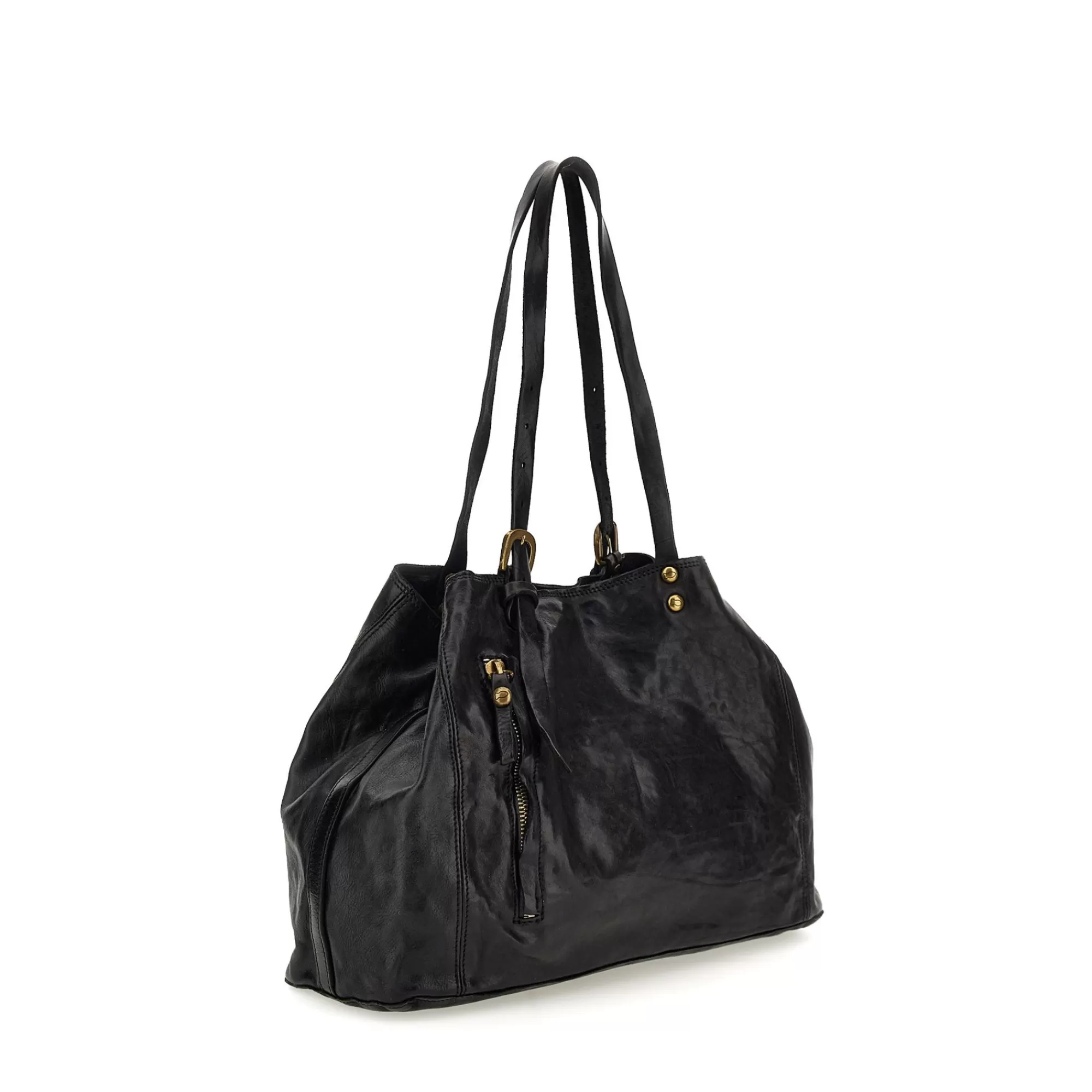 Best Sale Traditional Tramontana Shopping Bag Black Schoudertassen