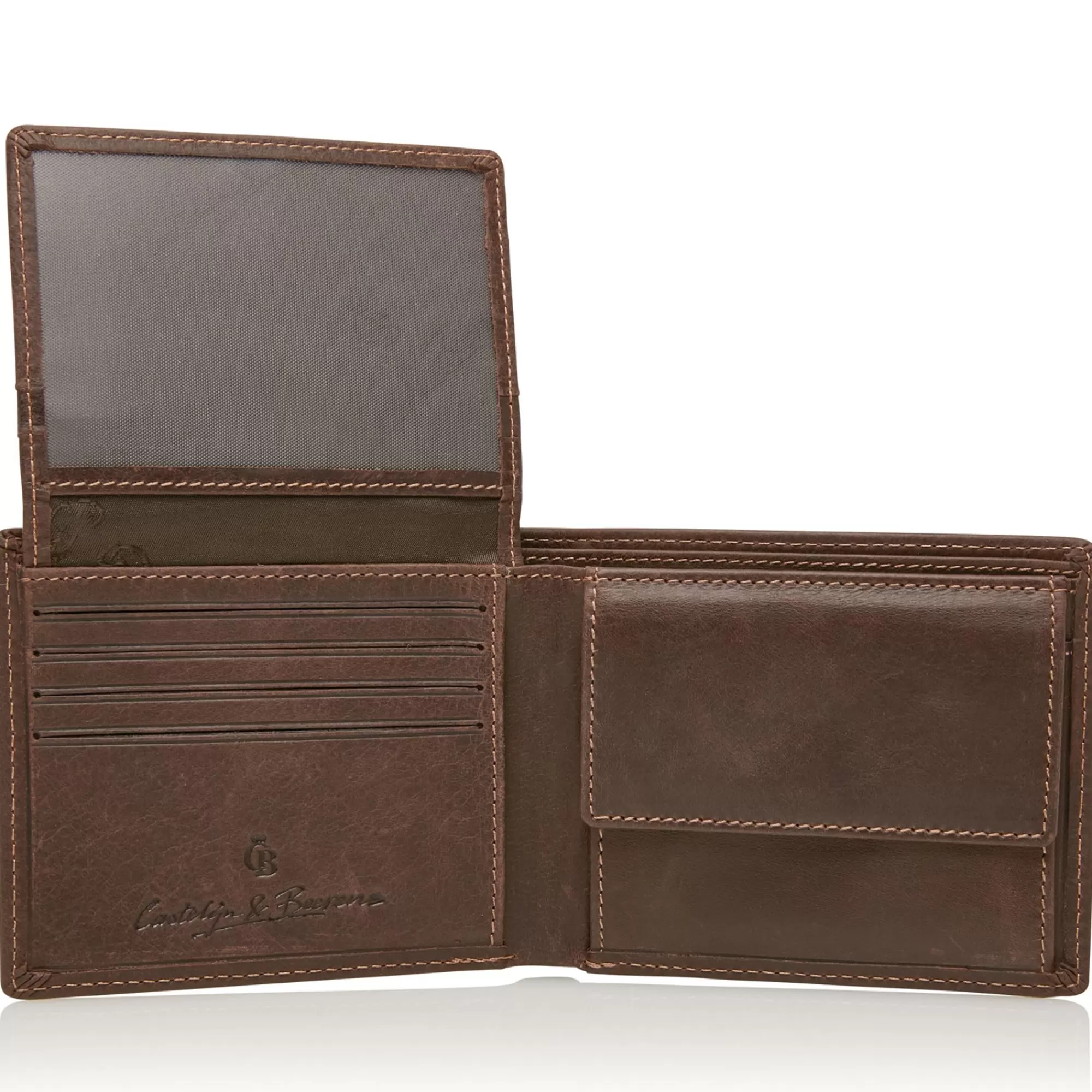 Best Sale Canyon 8 Card Billfold Wallet Mocca Heren Portemonnees