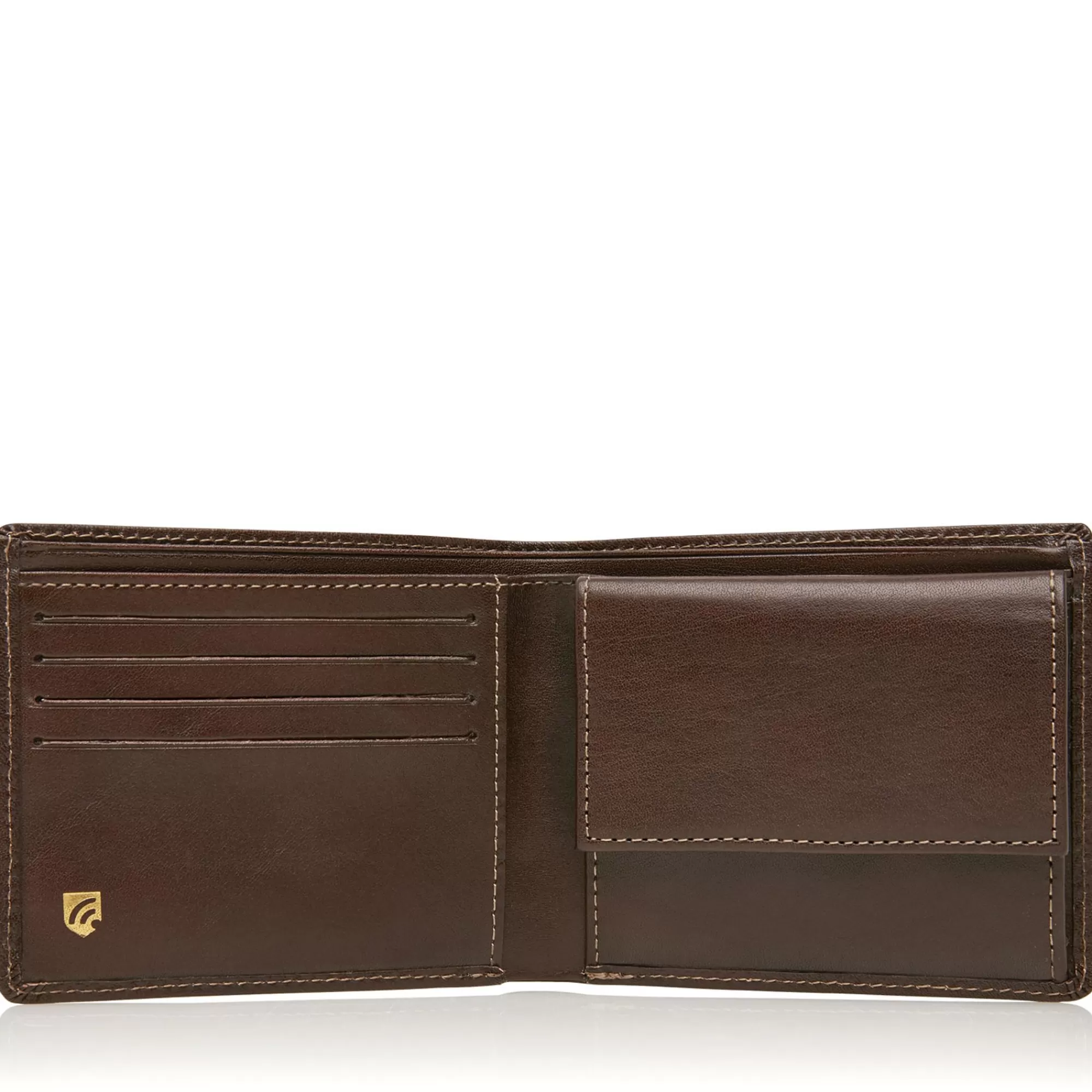 Sale Gaucho 8 Card Billfold Wallet Mocca Heren Portemonnees