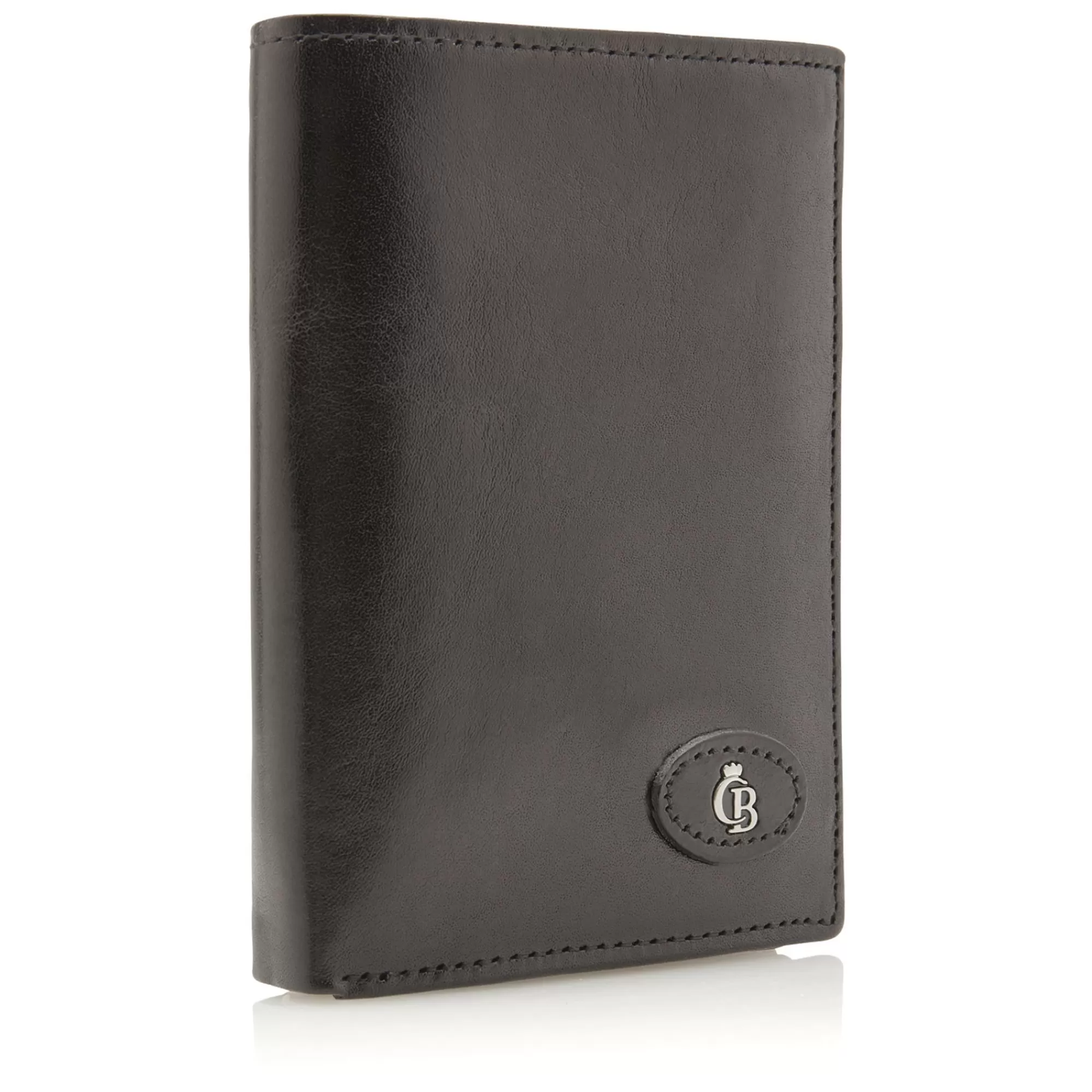 Best Gaucho 9 Card Tri Fold Wallet Black Heren Portemonnees