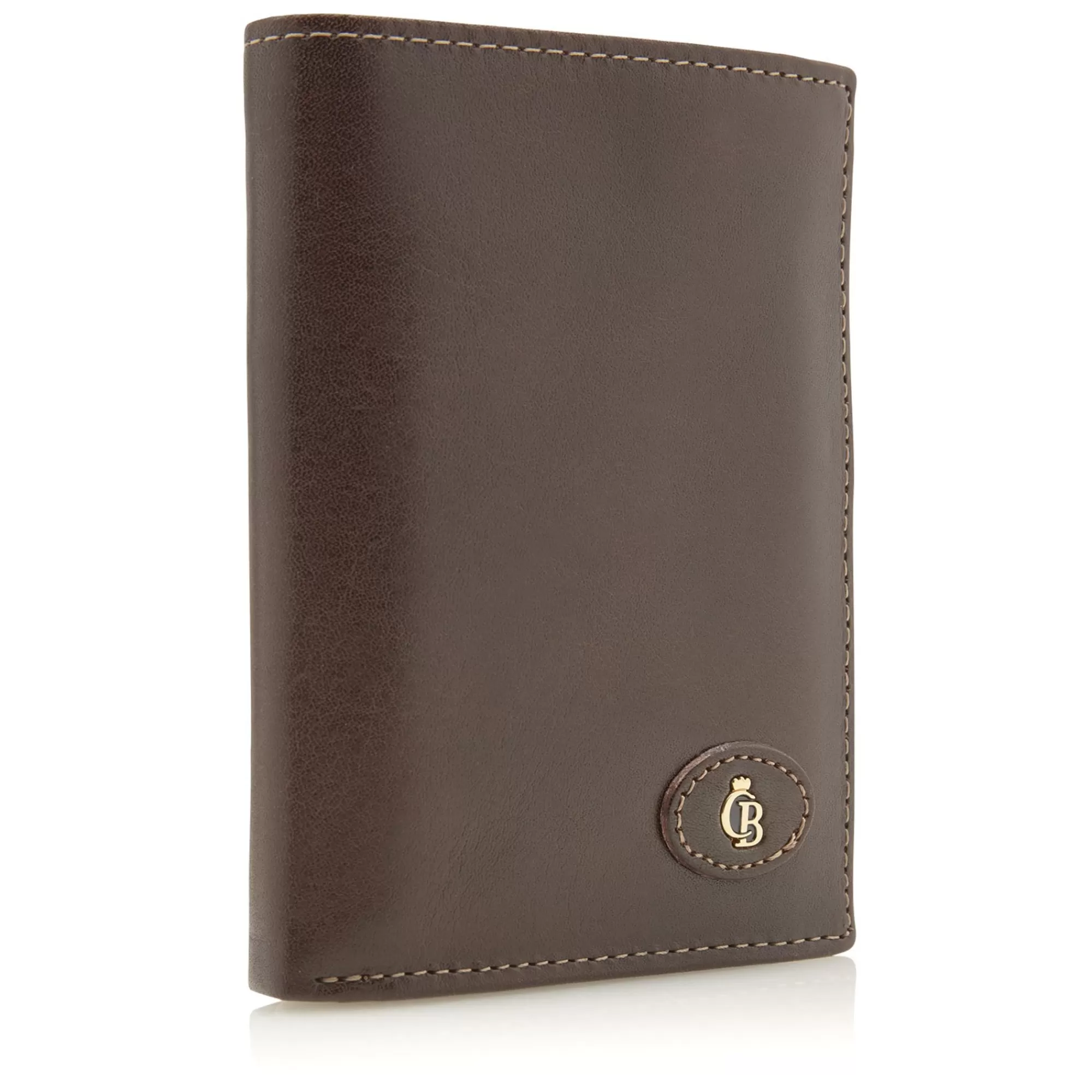 New Gaucho 9 Card Tri Fold Wallet Mocca Heren Portemonnees