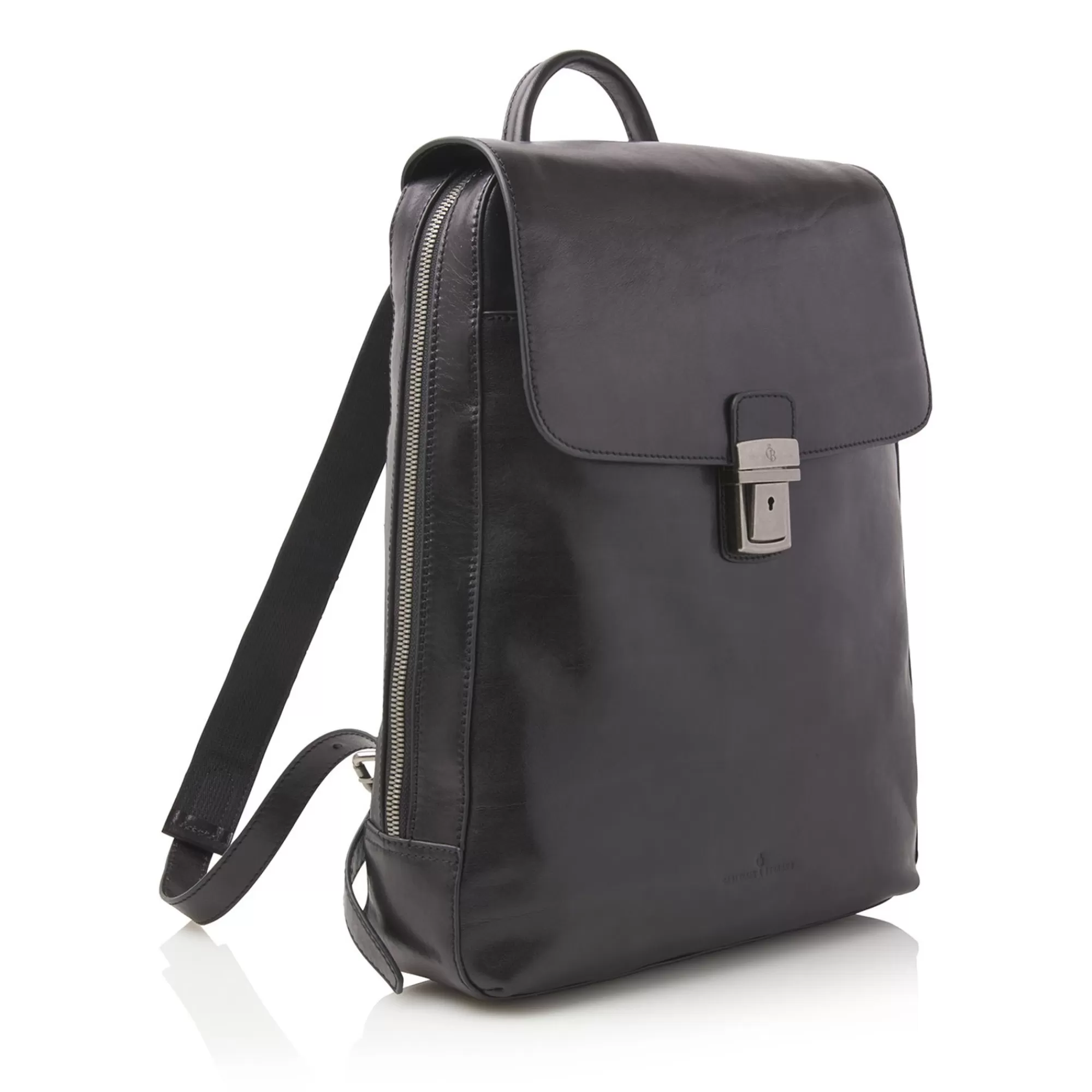 Clearance Gaucho Guus Backpack 15.6" Single Zip Black Laptoprugzakken