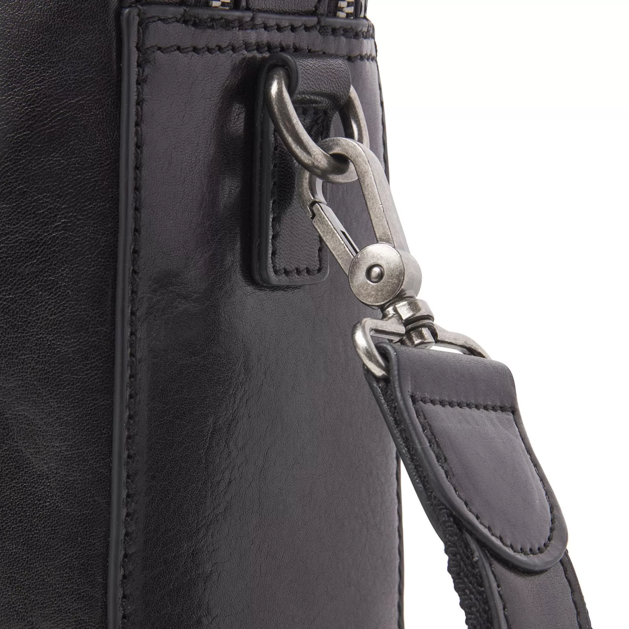 Best Gaucho Paul Laptop Bag 15.6" Double Zip Black Laptoptassen