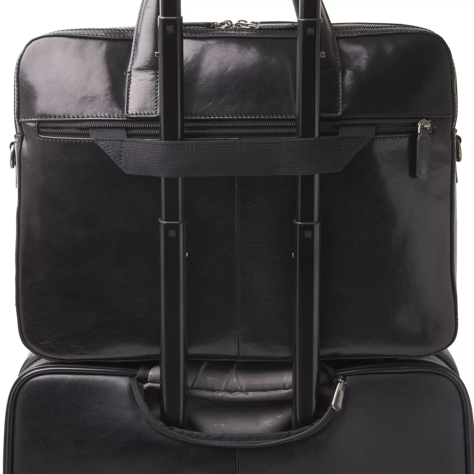 Best Gaucho Paul Laptop Bag 15.6" Double Zip Black Laptoptassen