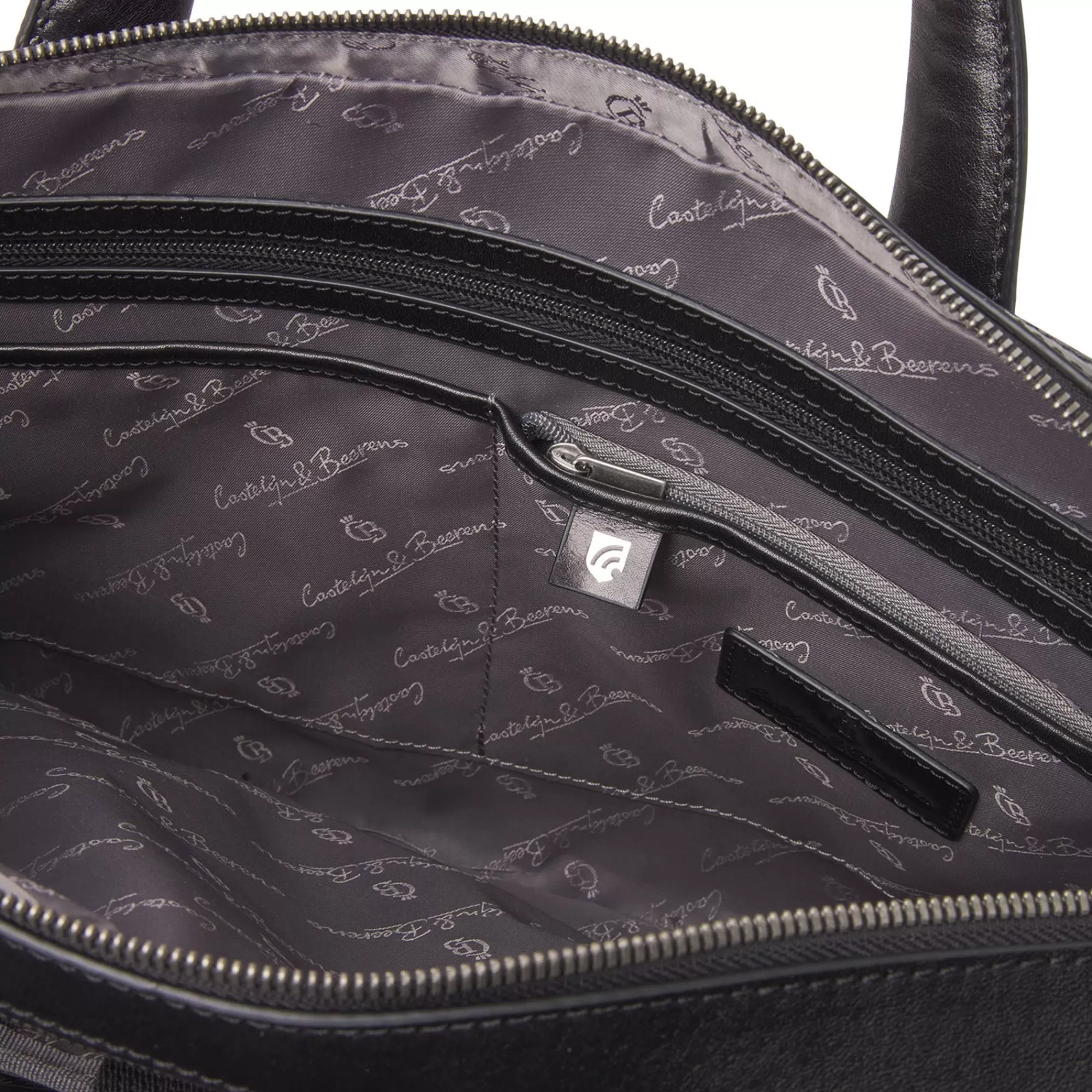Best Gaucho Paul Laptop Bag 15.6" Double Zip Black Laptoptassen