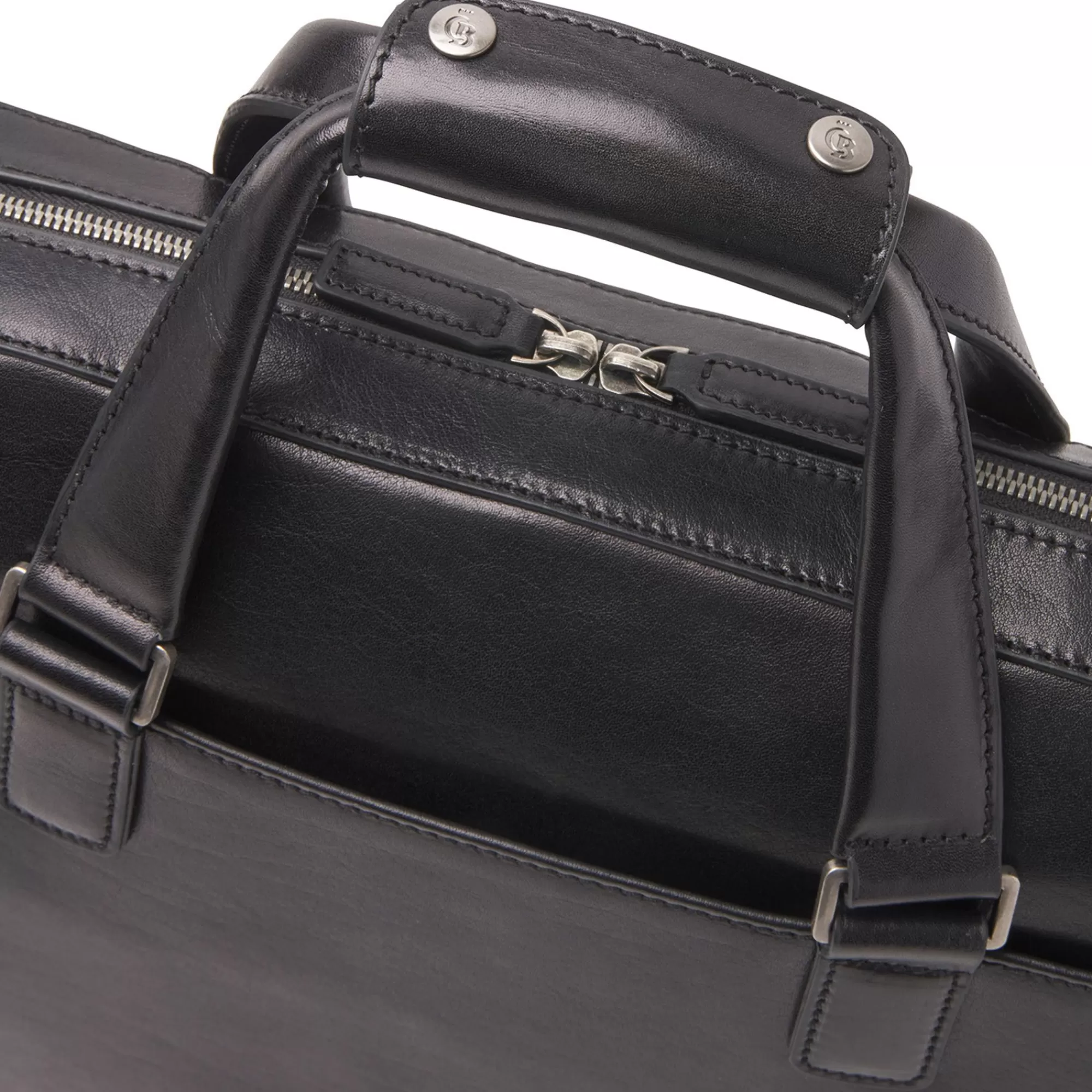 Online Gaucho Ted Laptop Bag 15.6" Single Zip Black Laptoptassen