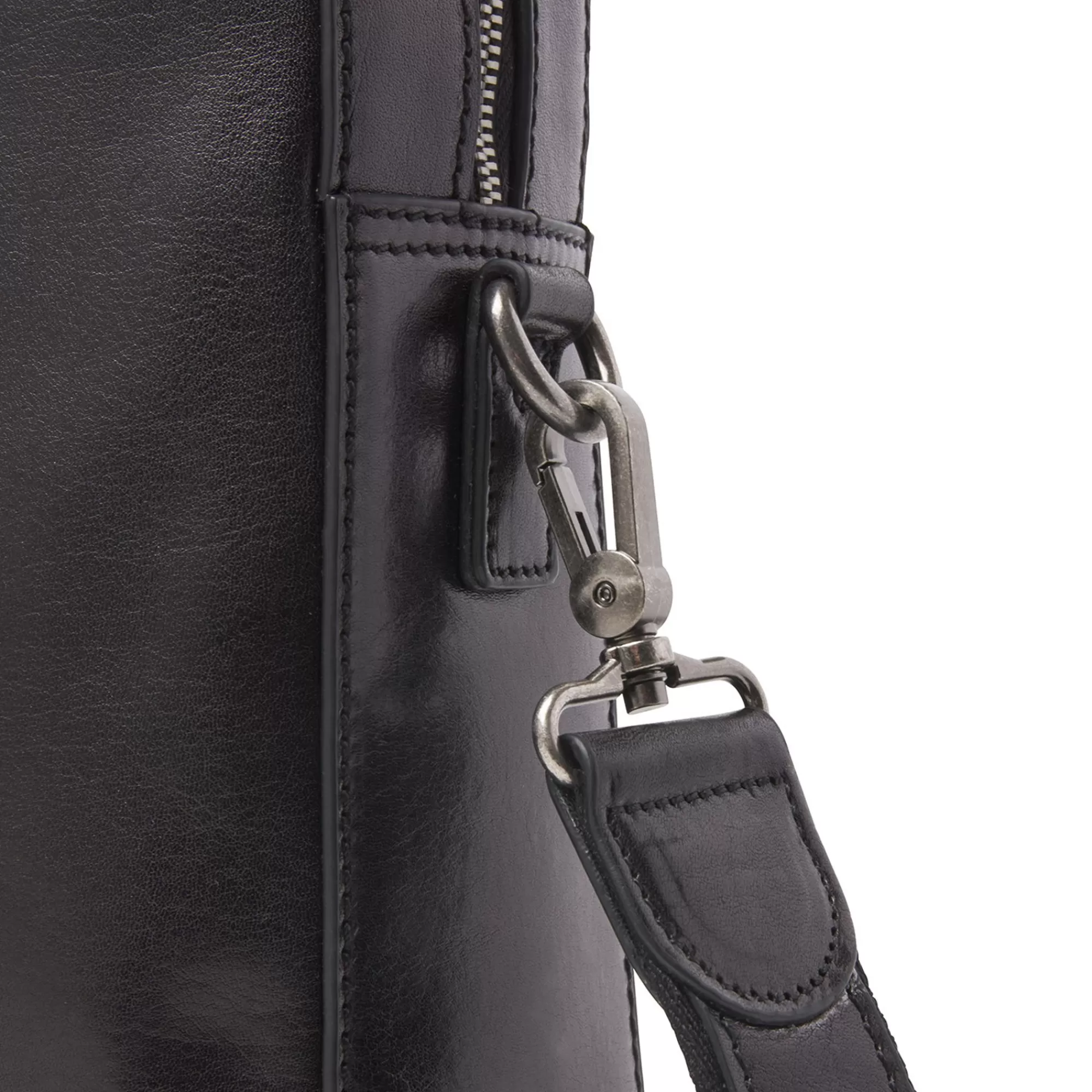 Online Gaucho Ted Laptop Bag 15.6" Single Zip Black Laptoptassen