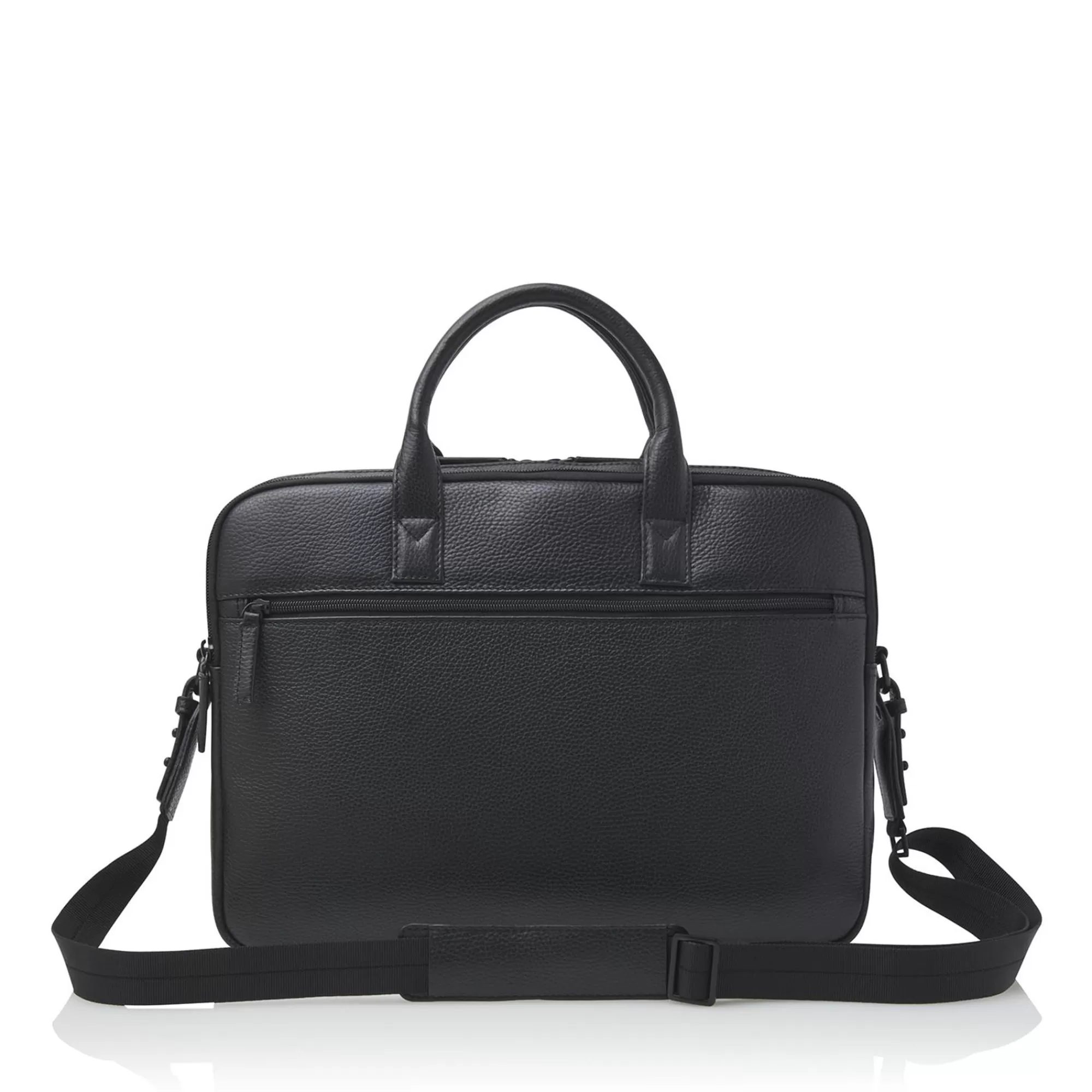 Fashion Onyx Alpha Laptop Bag 15.6" Double Zip Black Laptoptassen