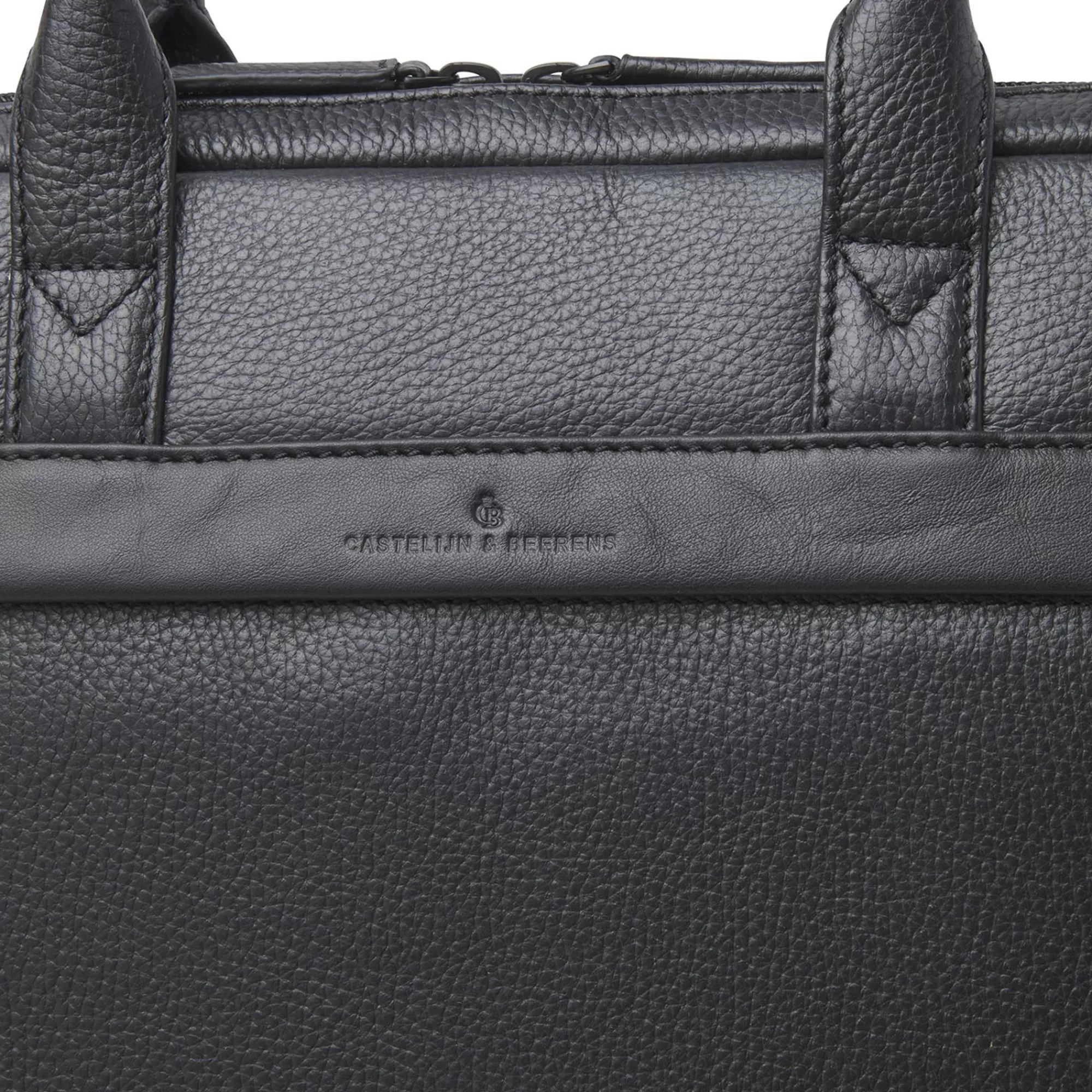 Fashion Onyx Alpha Laptop Bag 15.6" Double Zip Black Laptoptassen
