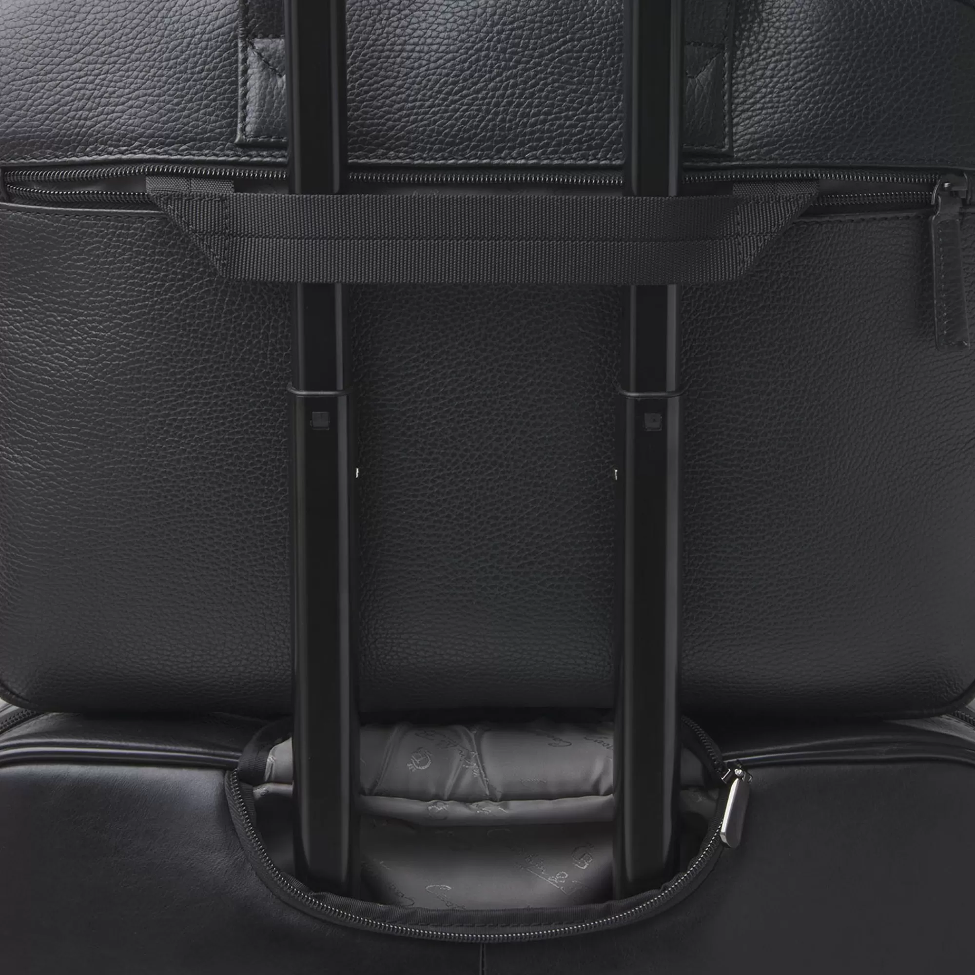 Fashion Onyx Alpha Laptop Bag 15.6" Double Zip Black Laptoptassen