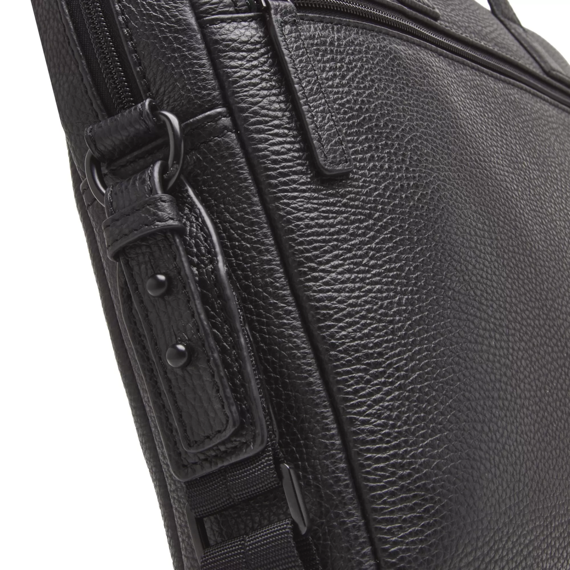 Shop Onyx Chris Laptop Bag 15.6" Single Zip Black Laptoptassen
