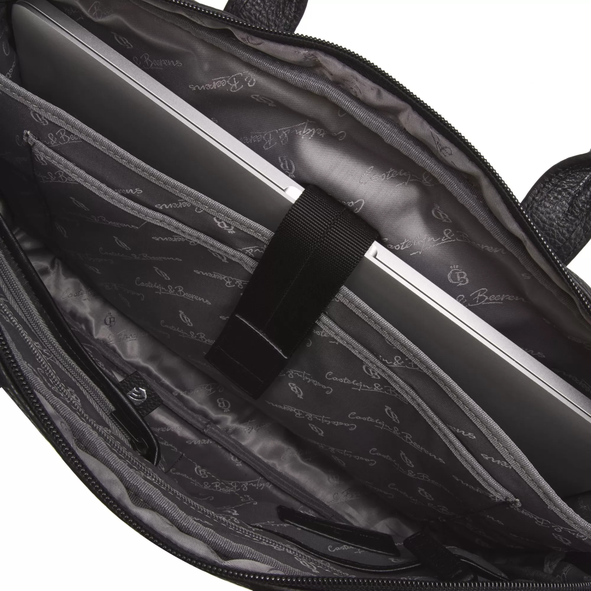 Shop Onyx Chris Laptop Bag 15.6" Single Zip Black Laptoptassen