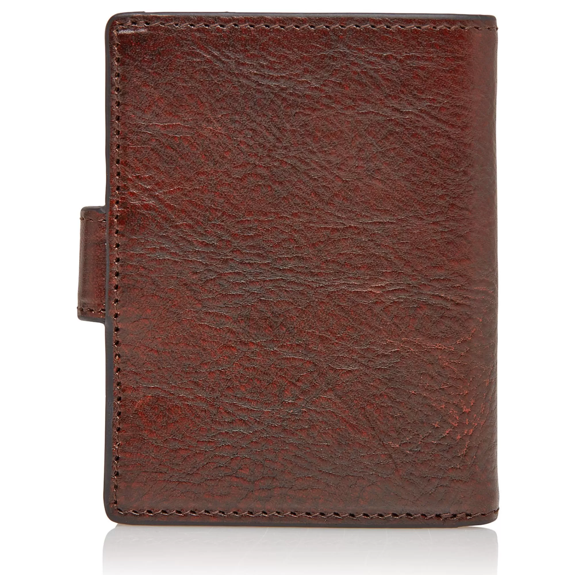 Cheap Rien 10 Card Holder Compact Wallet Cognac Heren Portemonnees