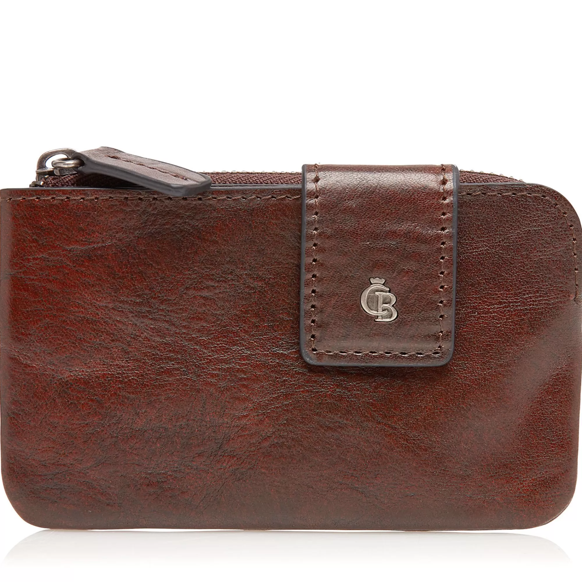 Outlet Rien 5 Card Key Case Cognac Sleuteletuis