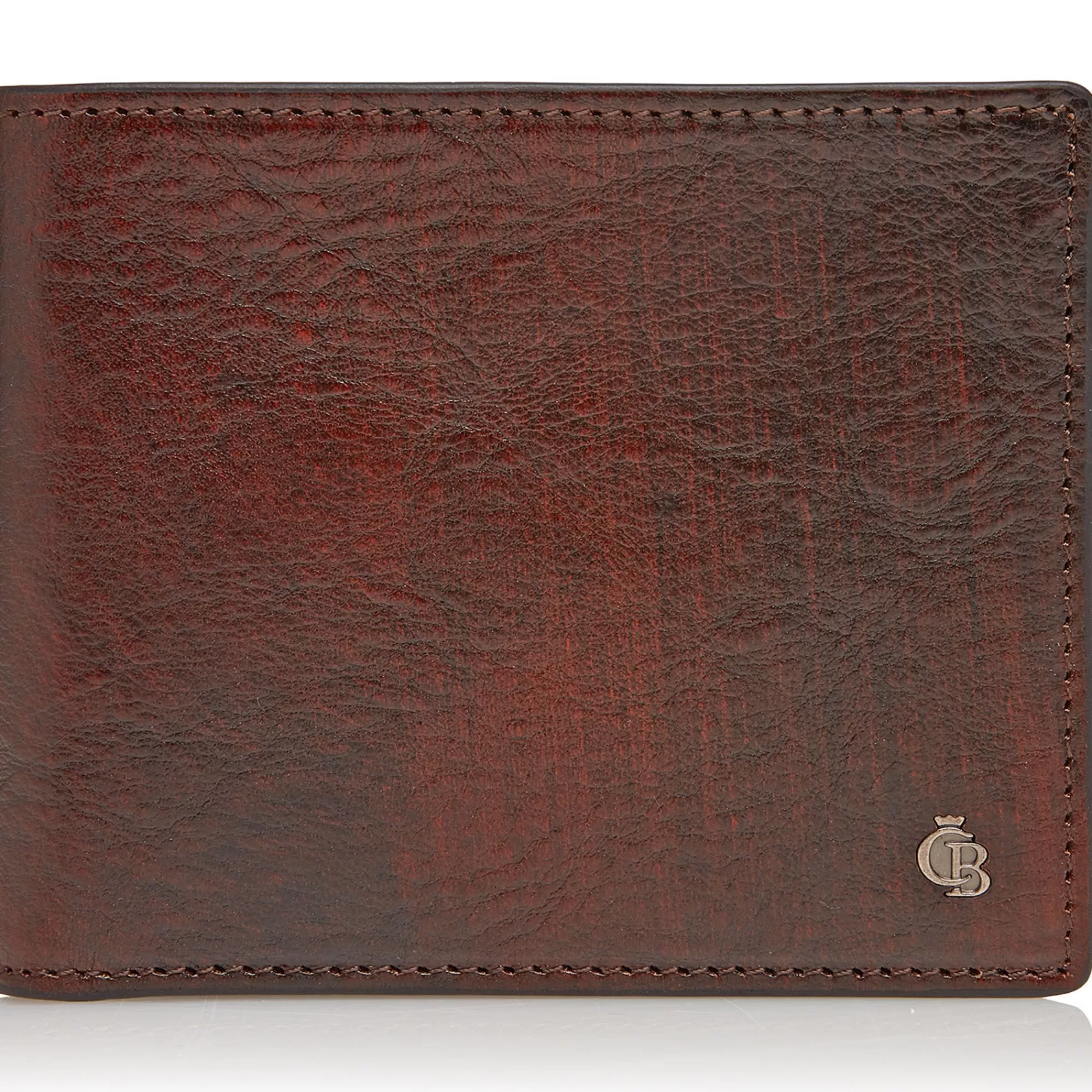 Flash Sale Rien 8 Card Billfold Wallet Cognac Heren Portemonnees