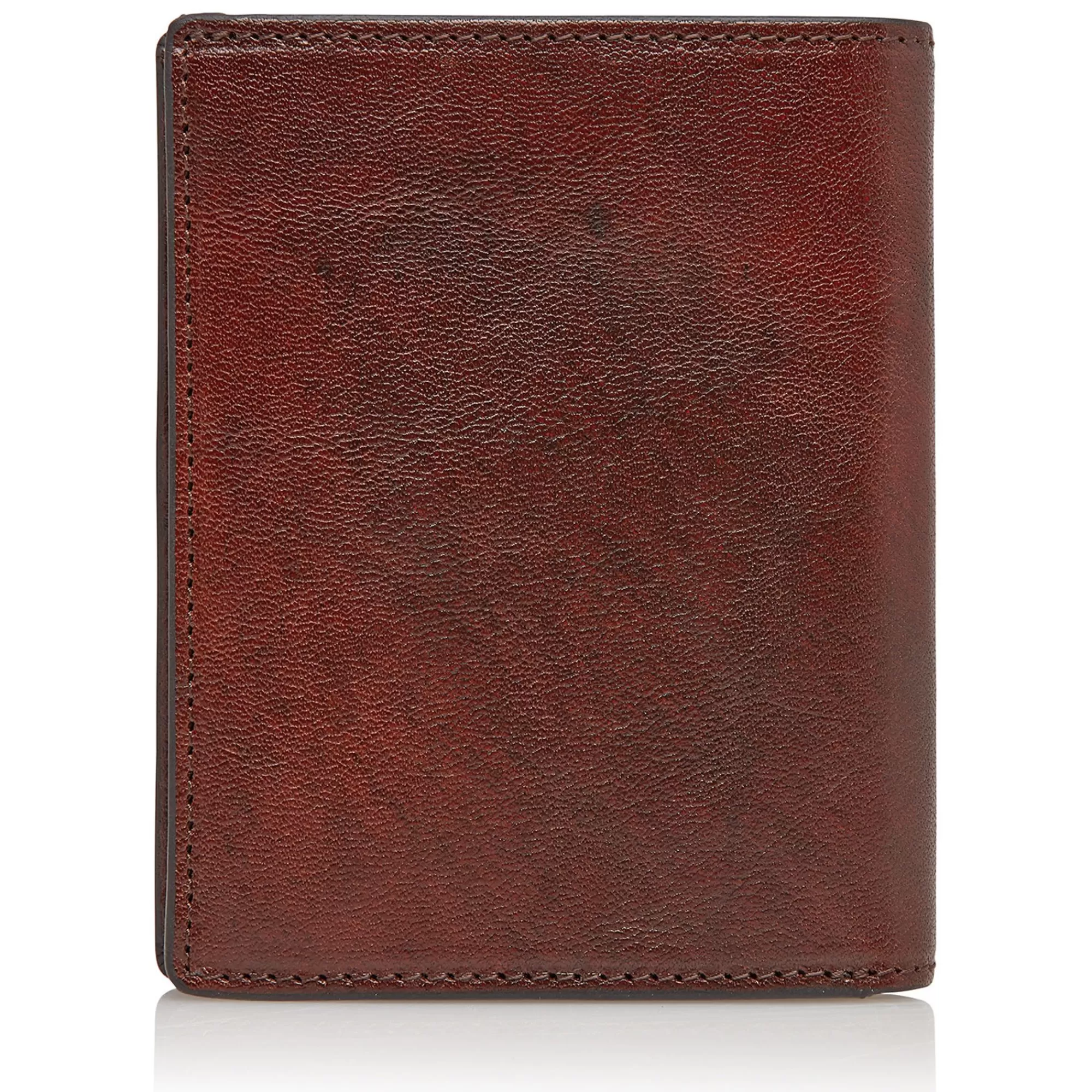 Hot Rien 9 Card Tri Fold Wallet Cognac Heren Portemonnees