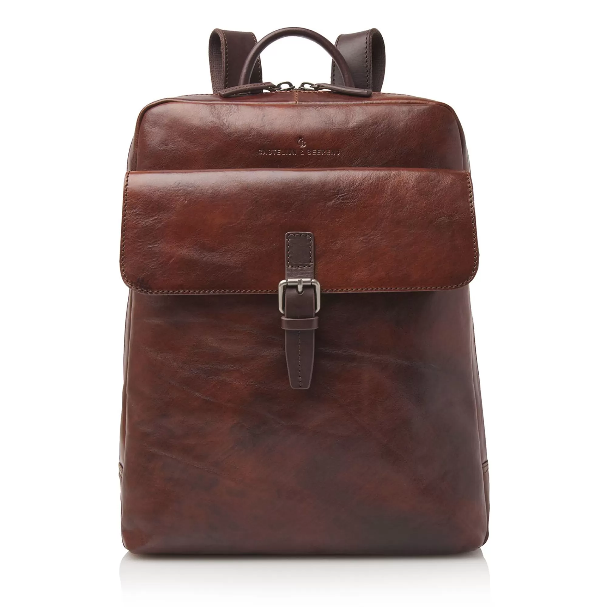 Online Rien Laptop Backpack 15.6" + Tablet Cognac Laptoprugzakken