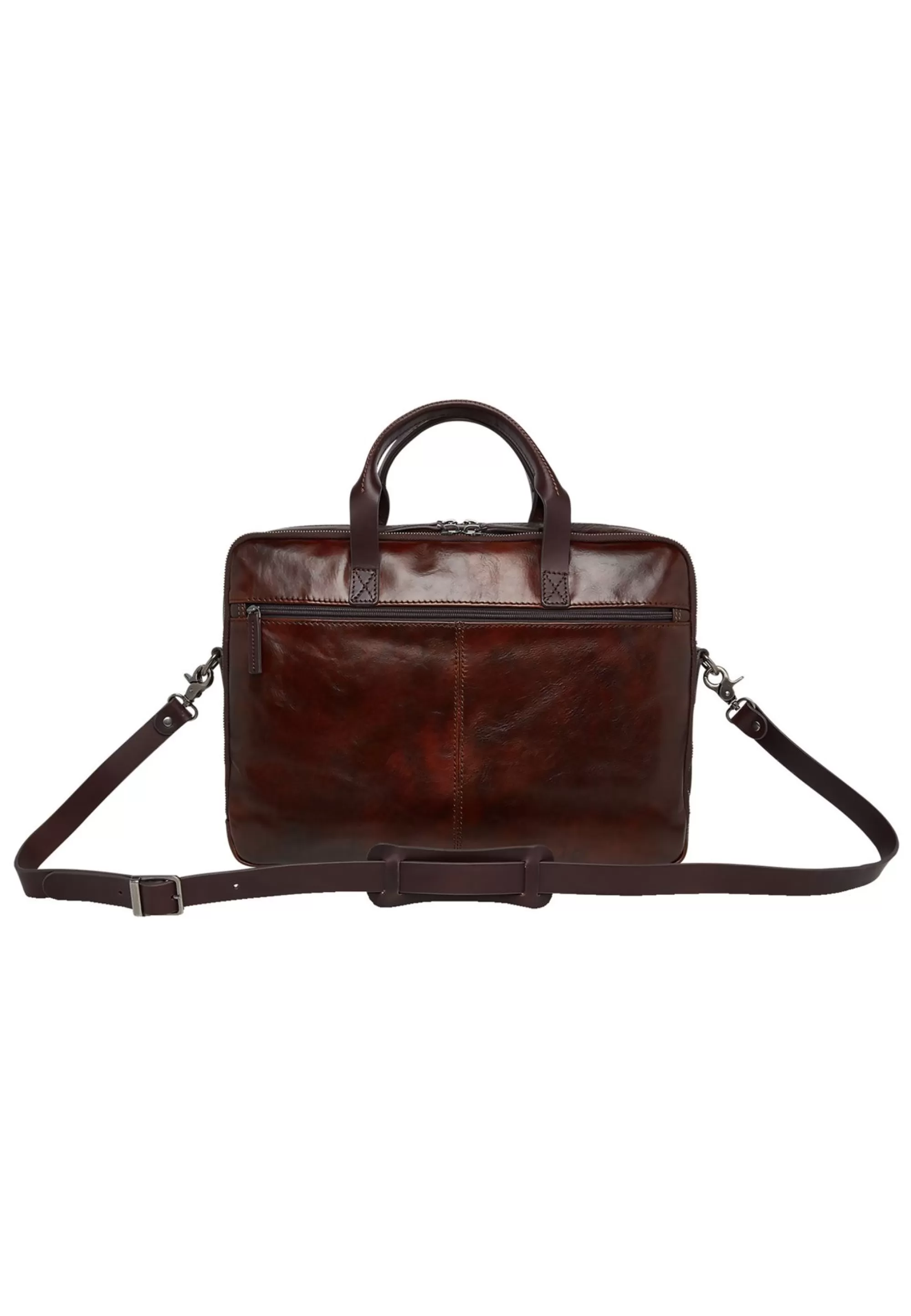 Cheap Rien Laptop Bag 15.6" + Tablet Double Zip Cognac Laptoptassen