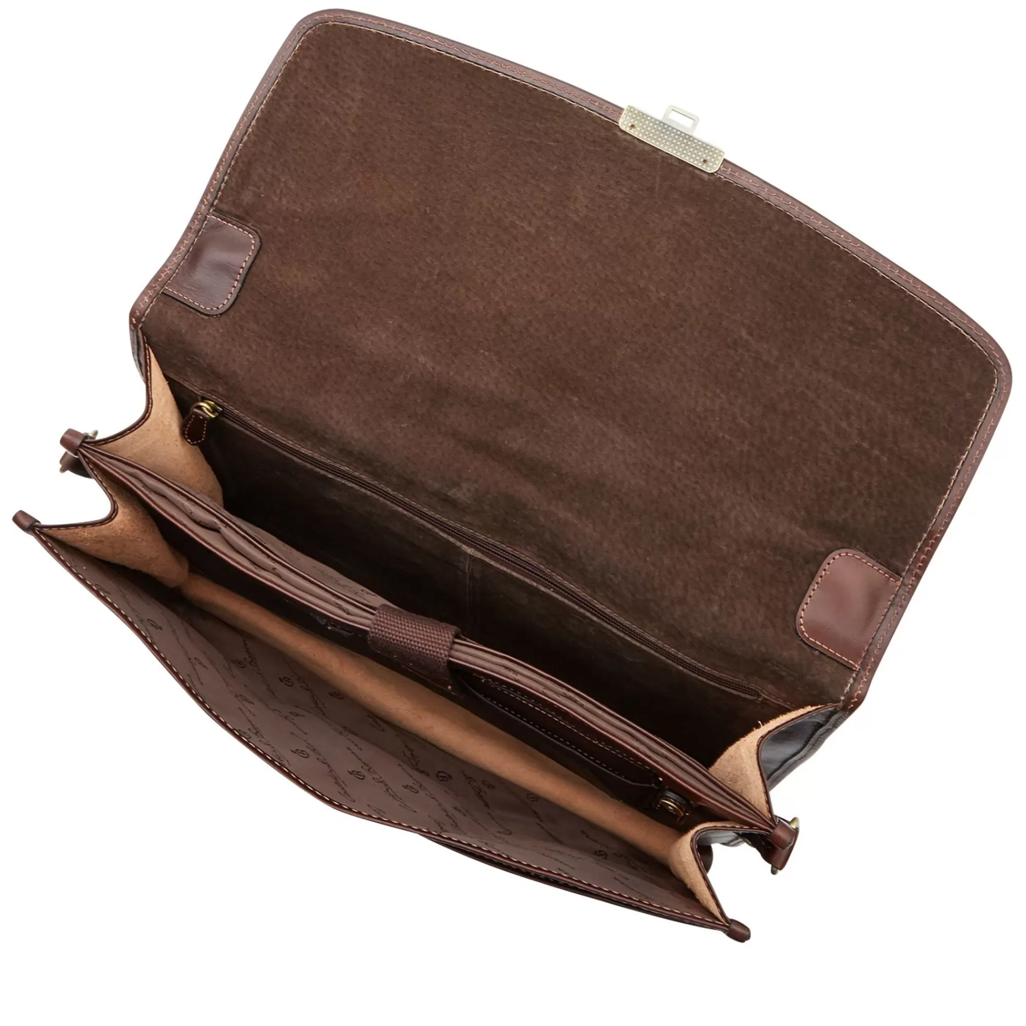 Online Verona Laptop Bag 13.3" + Tablet Double Pocket Mocca Aktetassen