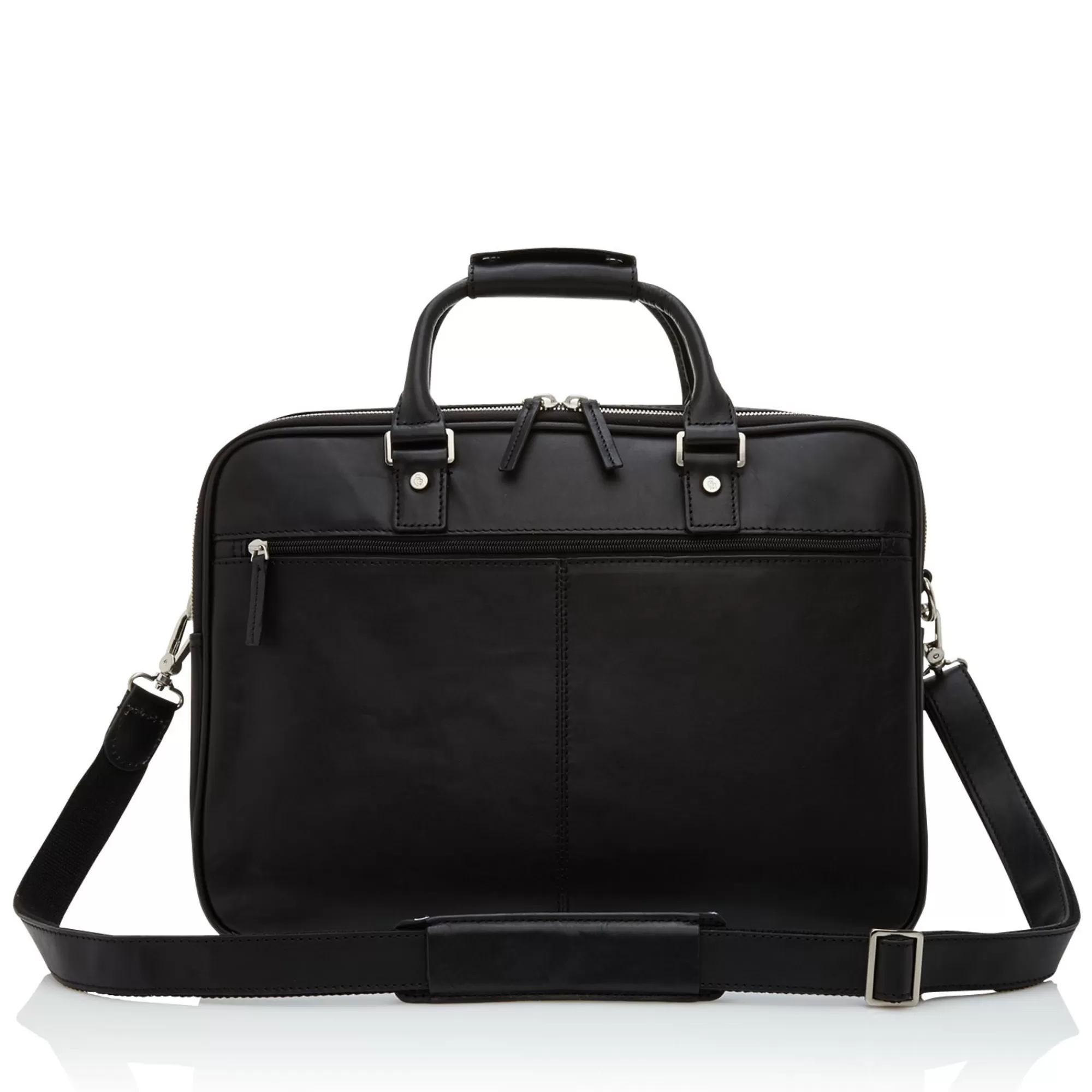 Hot Verona Laptop Bag 15.6" + Tablet Double Zip Black Laptoptassen