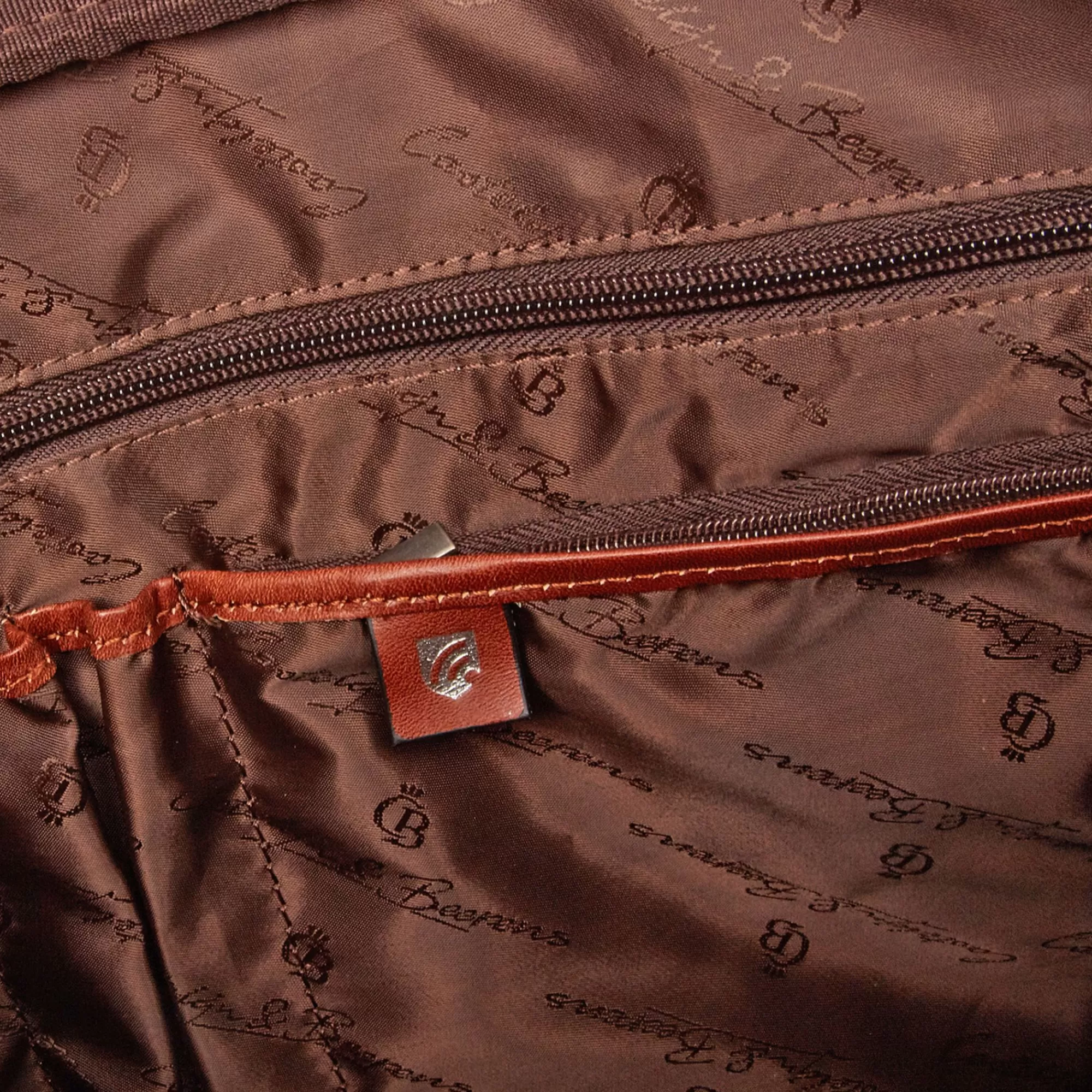 Outlet Verona Laptop Bag 15.6" + Tablet Single Zip Light Brown Laptoptassen