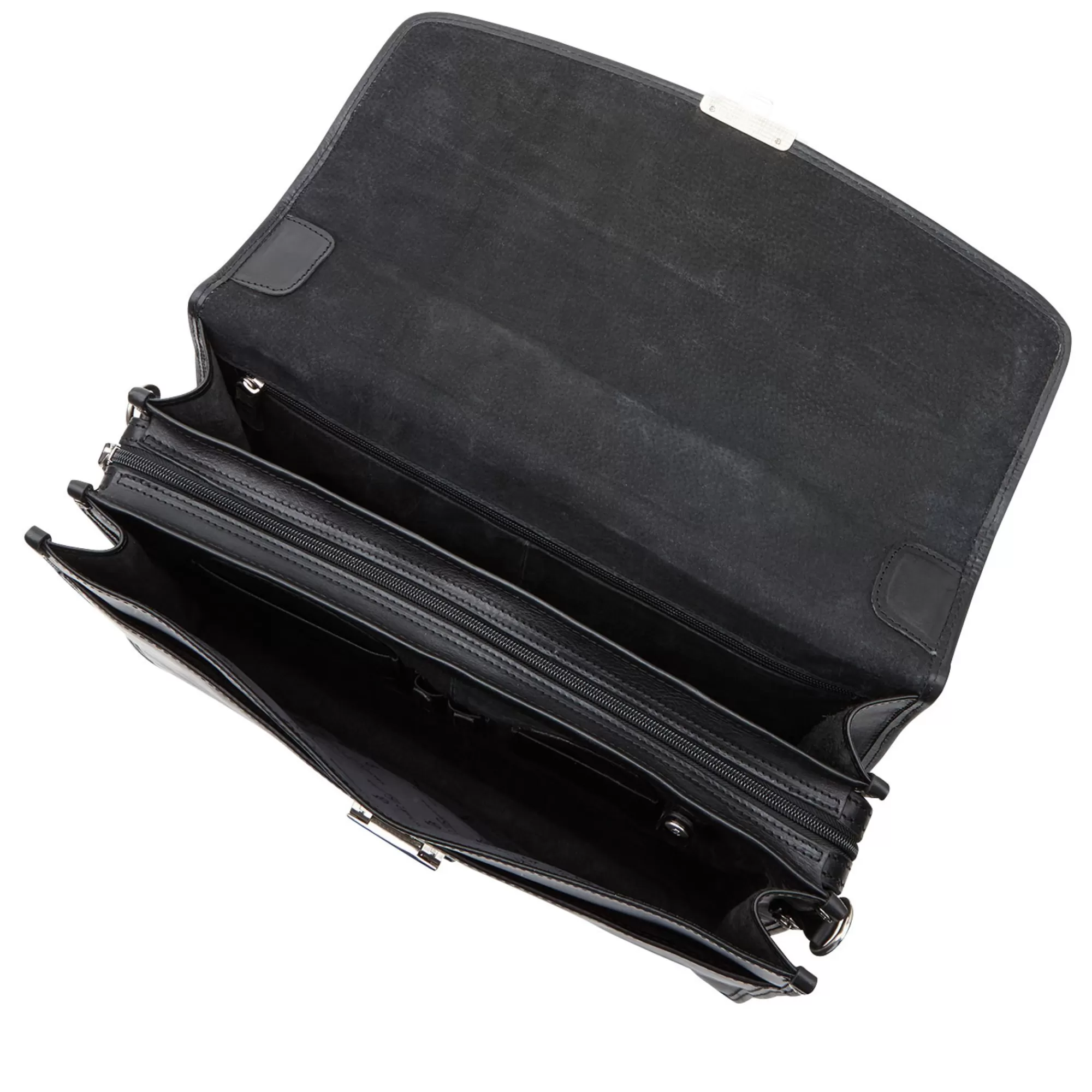 Flash Sale Verona Laptop Bag 15.6" + Tablet Triple Pocket Black Aktetassen