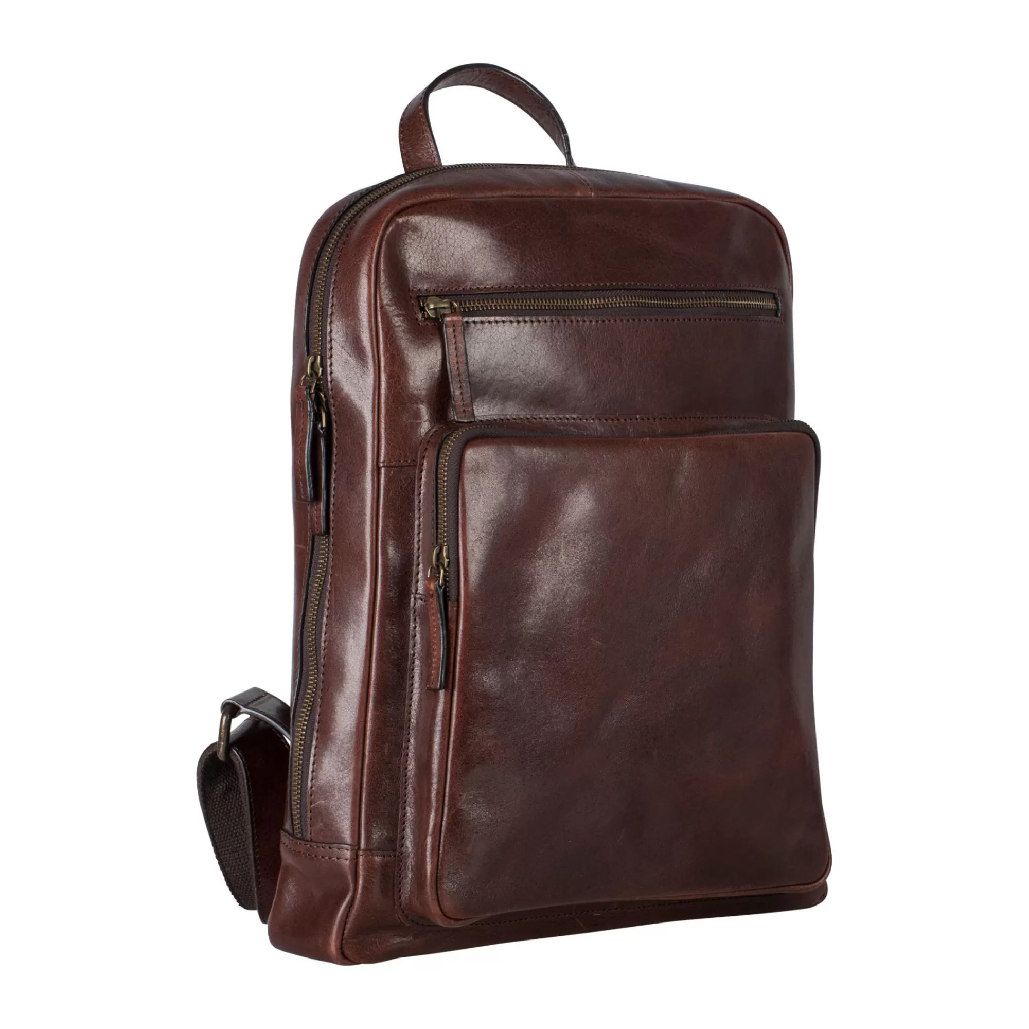 Shop Cambridge Business Backpack Red Brown Laptoprugzakken