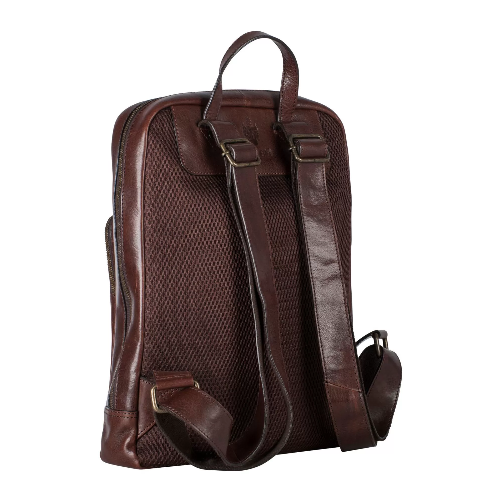 Shop Cambridge Business Backpack Red Brown Laptoprugzakken