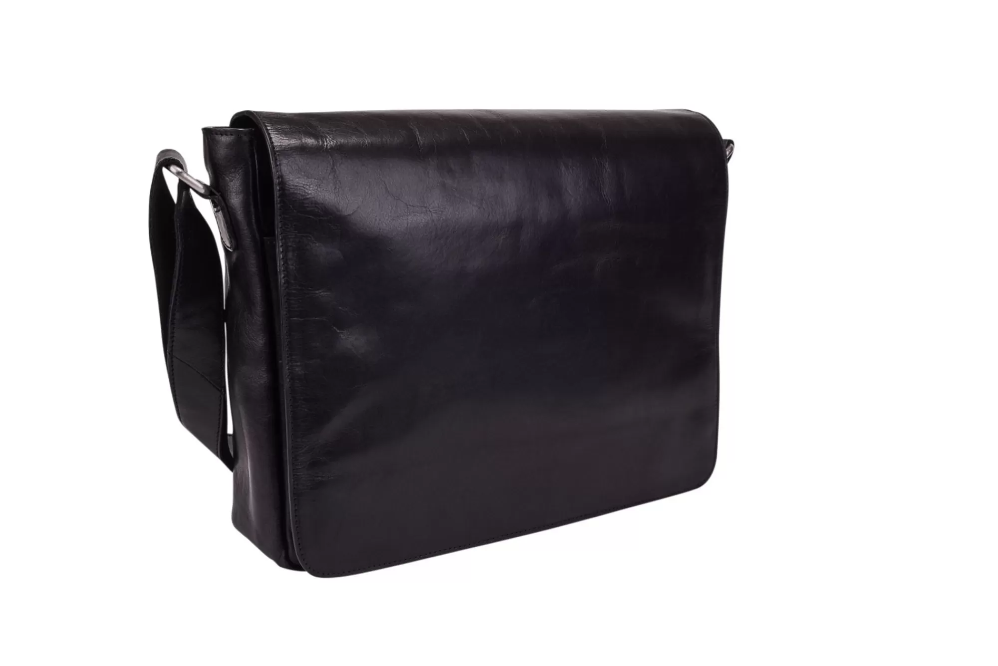 Best Sale Cambridge Messenger Bag L Black Laptoptassen