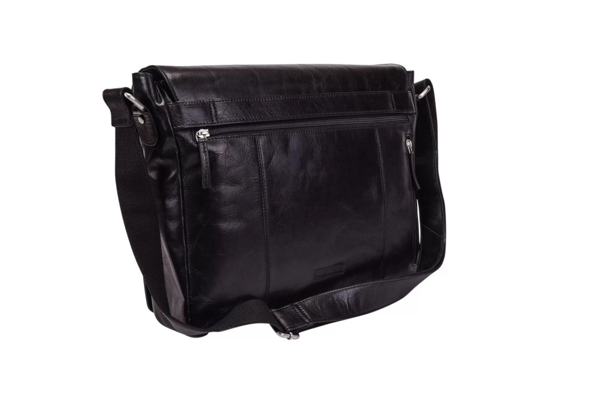 Best Sale Cambridge Messenger Bag L Black Laptoptassen