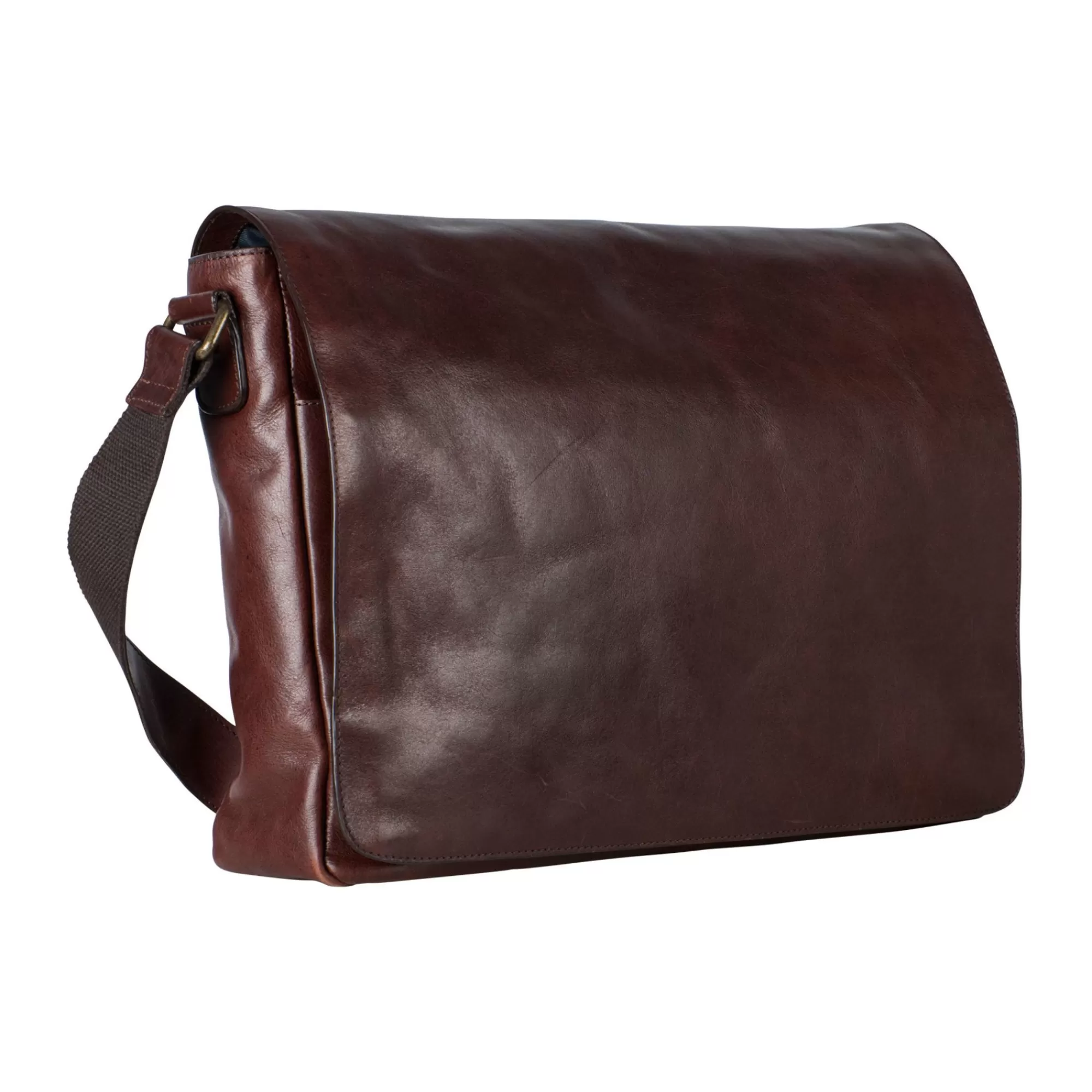 Store Cambridge Messenger Bag L Red Brown Laptoptassen