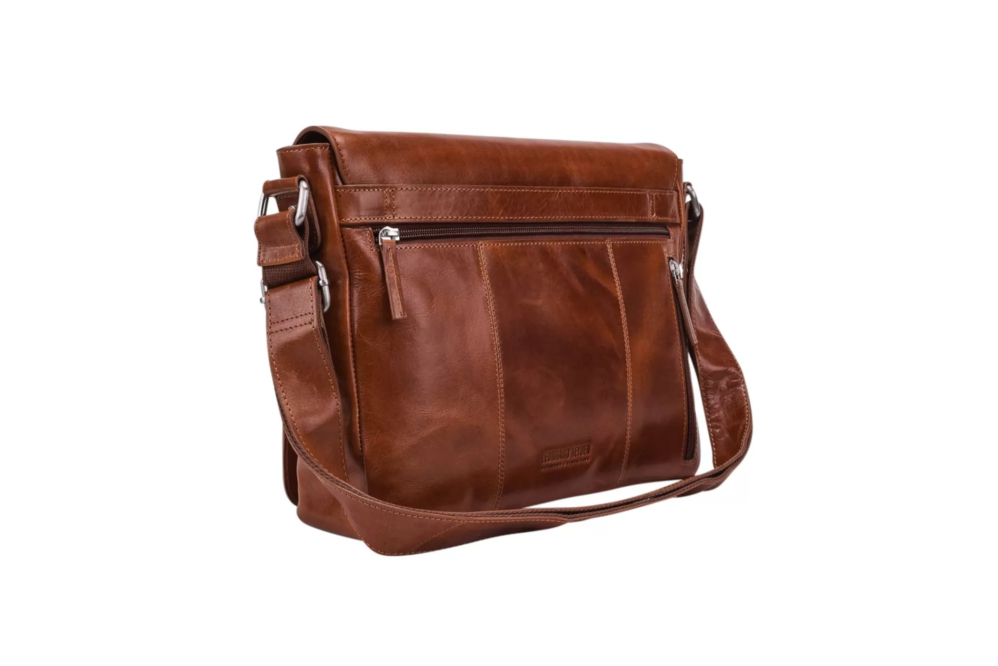 Store Cambridge Messenger Bag M Cognac Laptoptassen