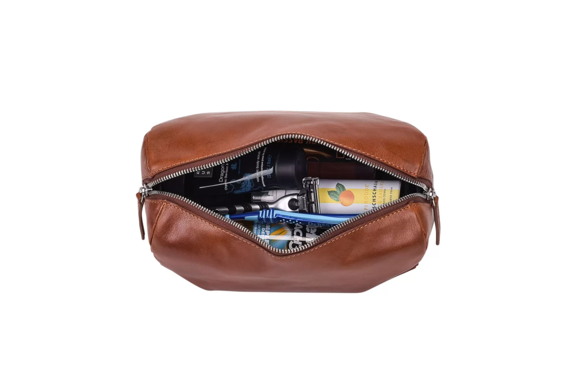 Store Cambridge Toilet Bag Cognac Reisaccessoires