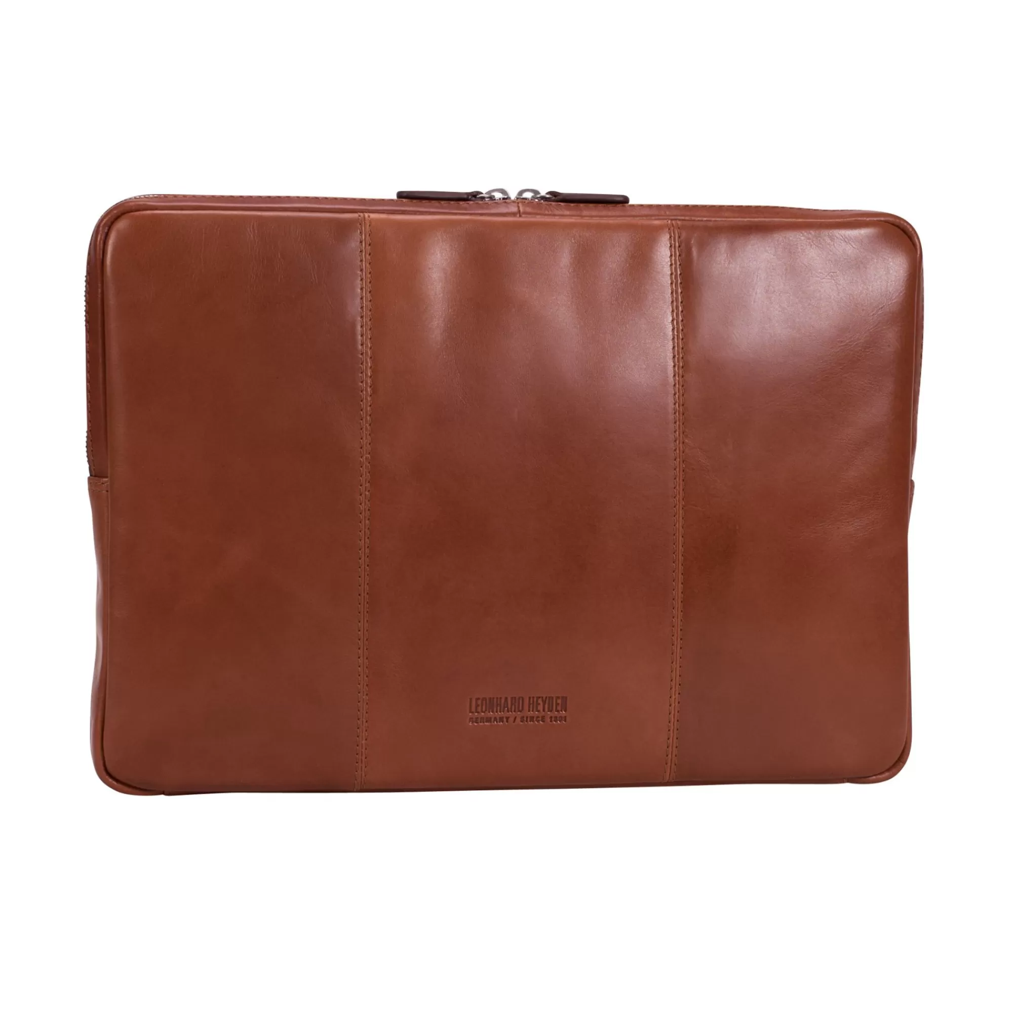 Flash Sale Cambridge Zipped Laptop Sleeve M Cognac Laptophoezen