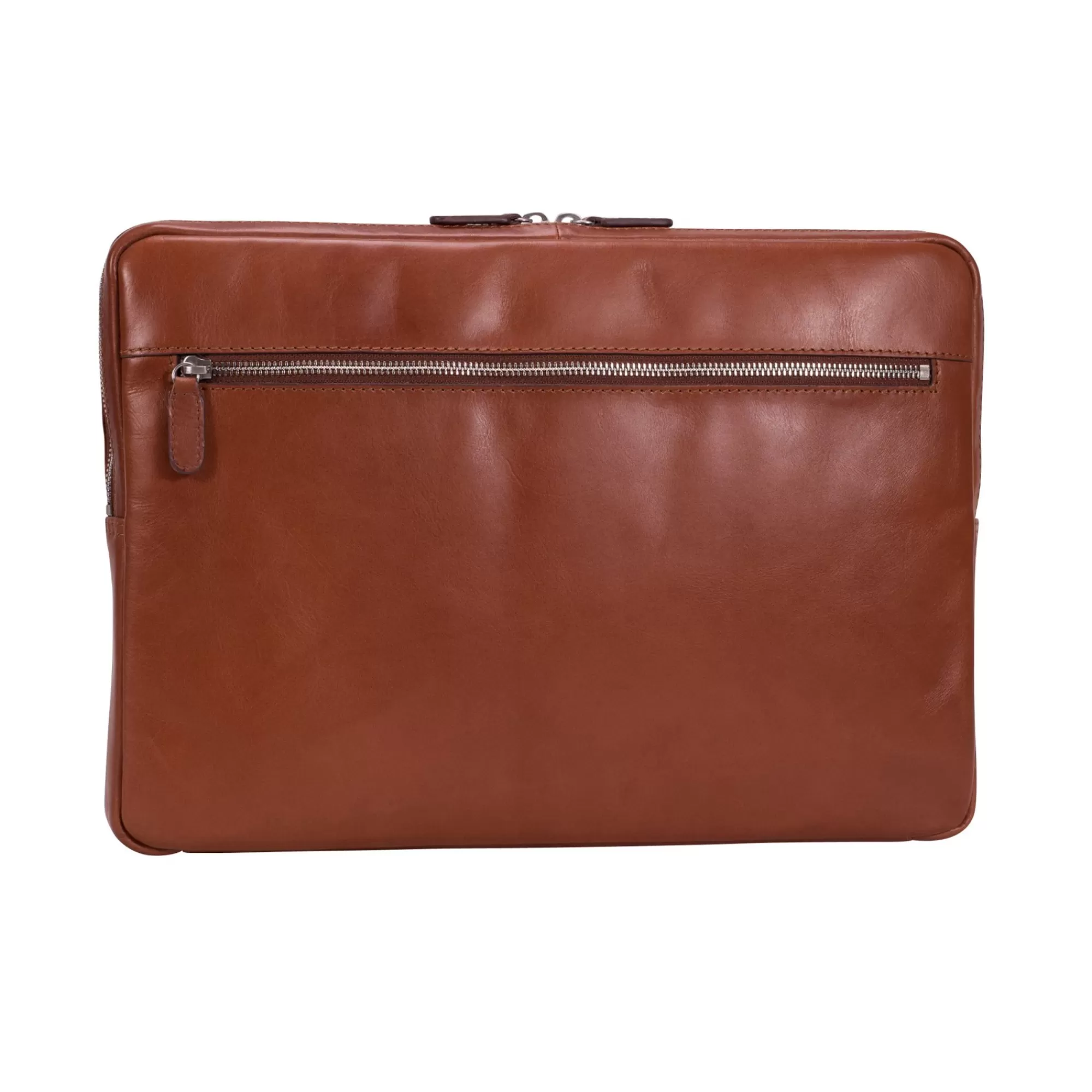 Flash Sale Cambridge Zipped Laptop Sleeve M Cognac Laptophoezen