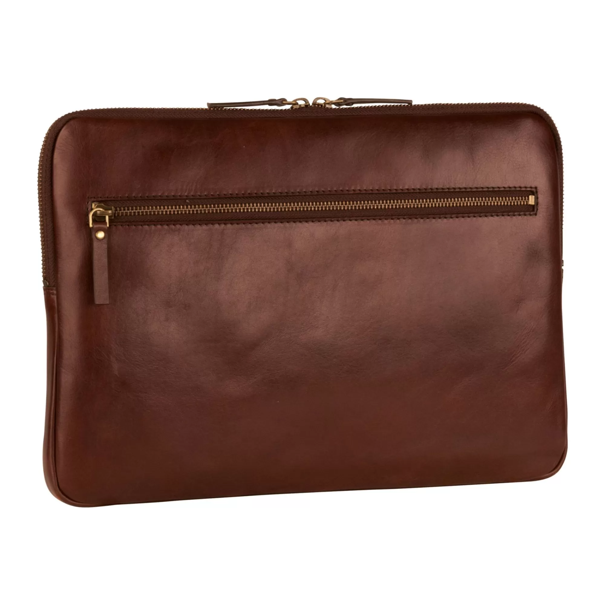 Online Cambridge Zipped Laptop Sleeve S Red Brown Laptophoezen