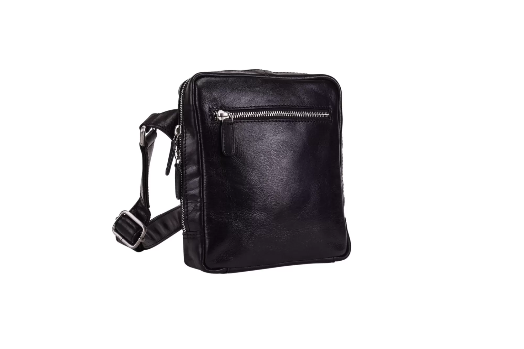 Sale Cambridge Zipped Messenger Bag S Black Herentassen