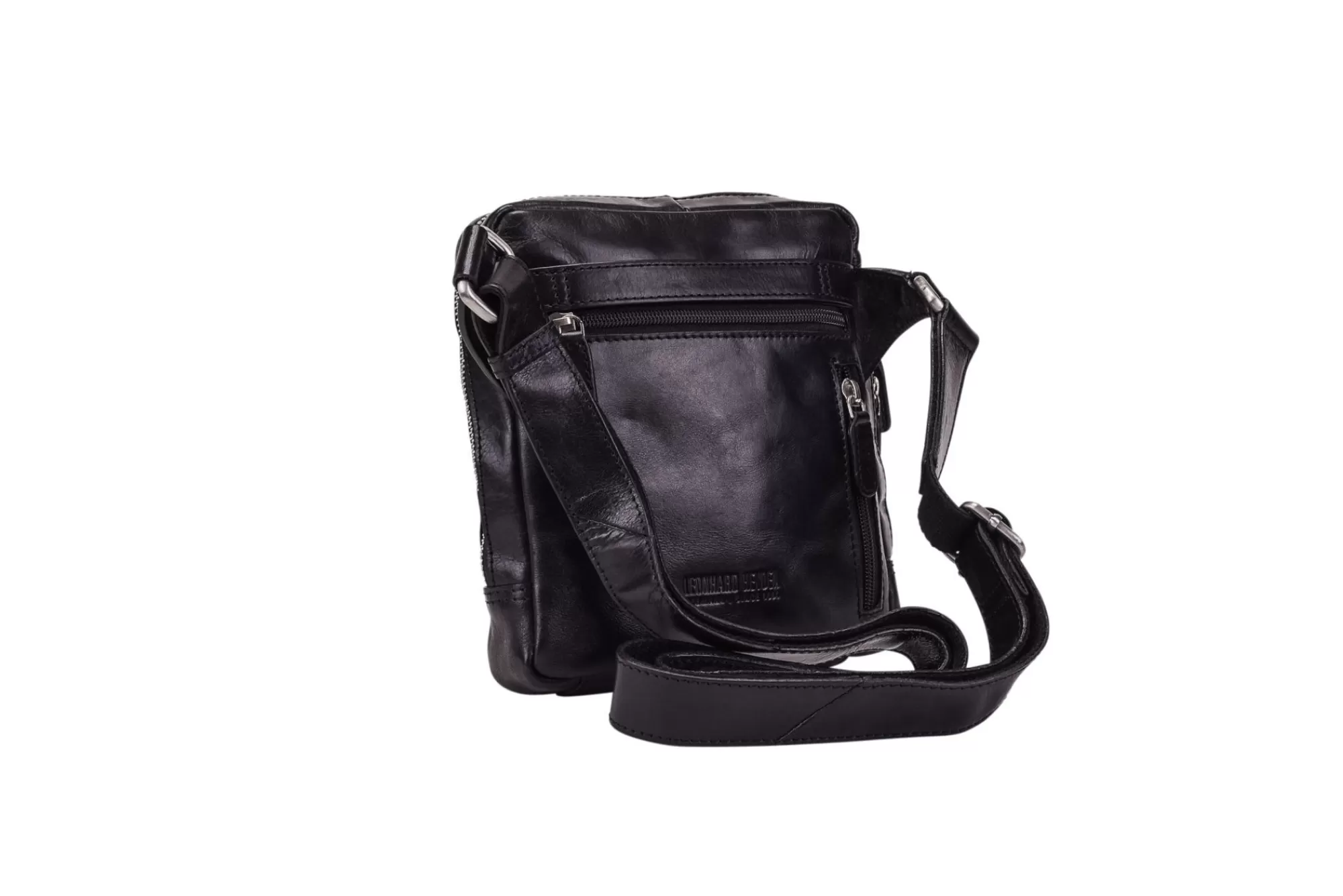 Sale Cambridge Zipped Messenger Bag S Black Herentassen