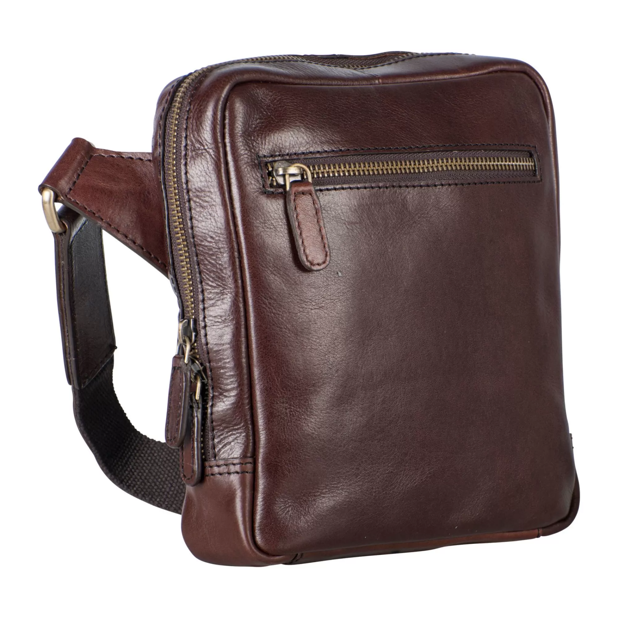 Store Cambridge Zipped Messenger Bag S Red Brown Herentassen