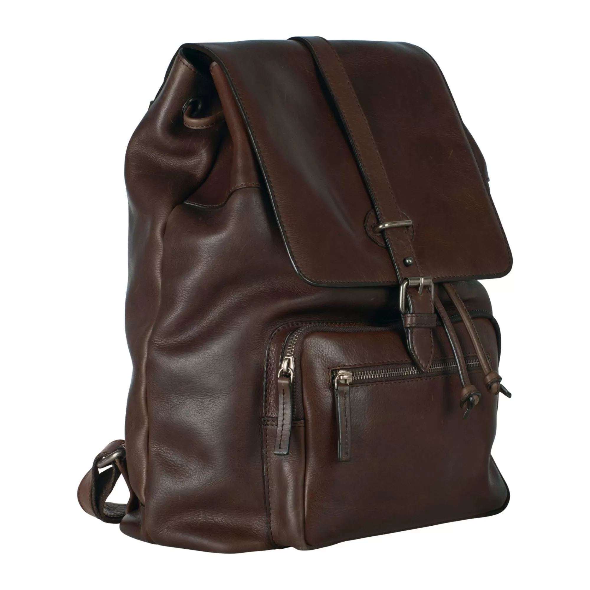 Fashion Roma Backpack Brown Laptoprugzakken