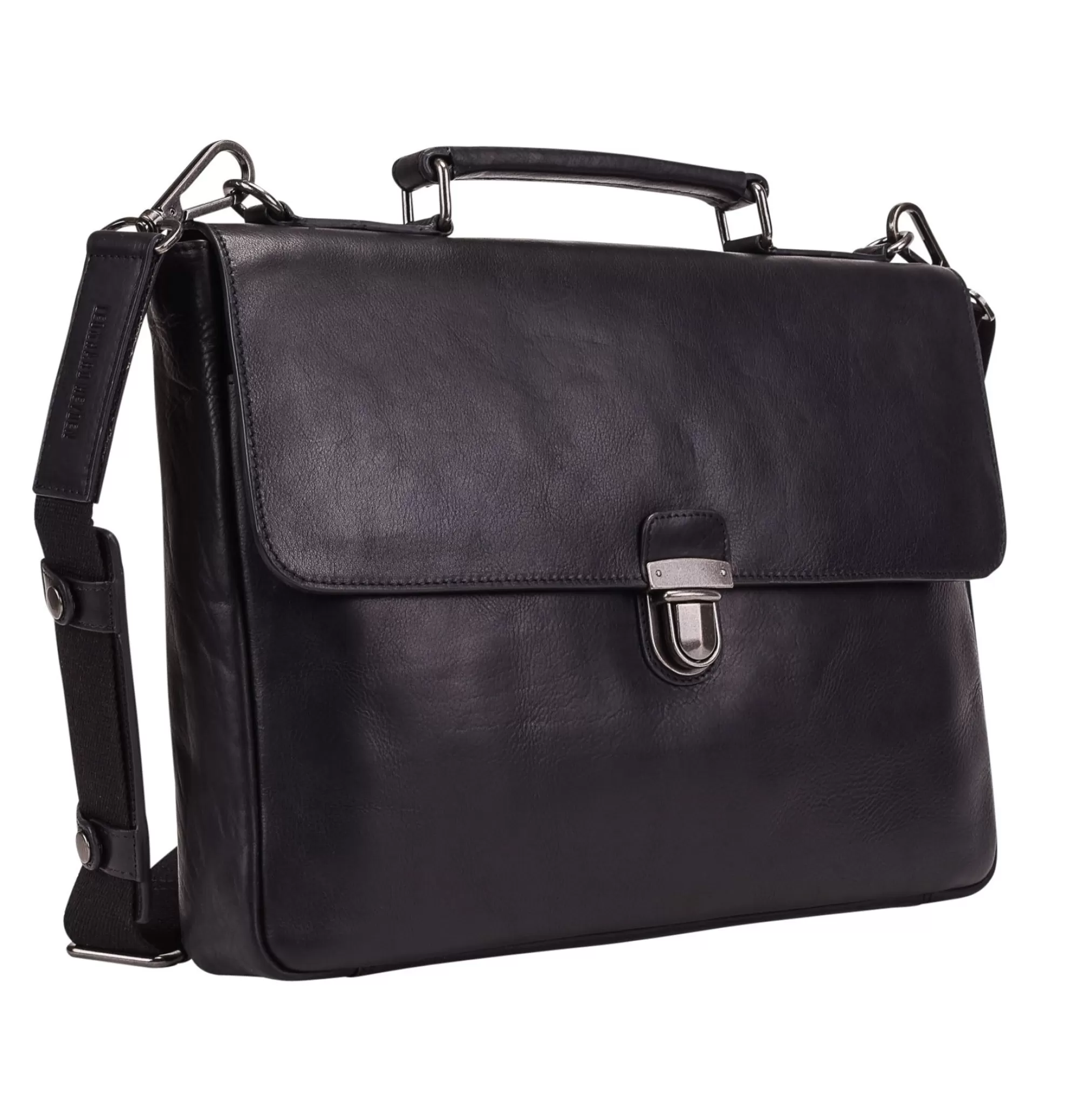 Hot Roma Briefcase 1 Compartment Black Aktetassen