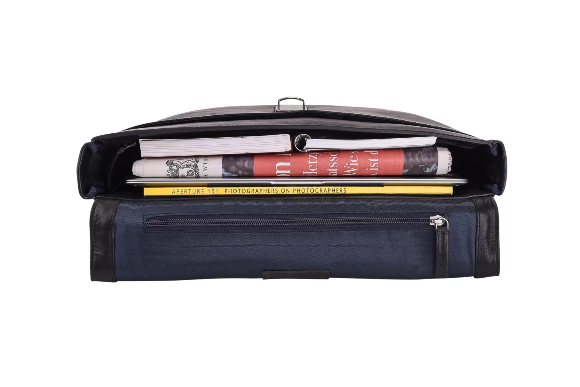 Hot Roma Briefcase 1 Compartment Black Aktetassen