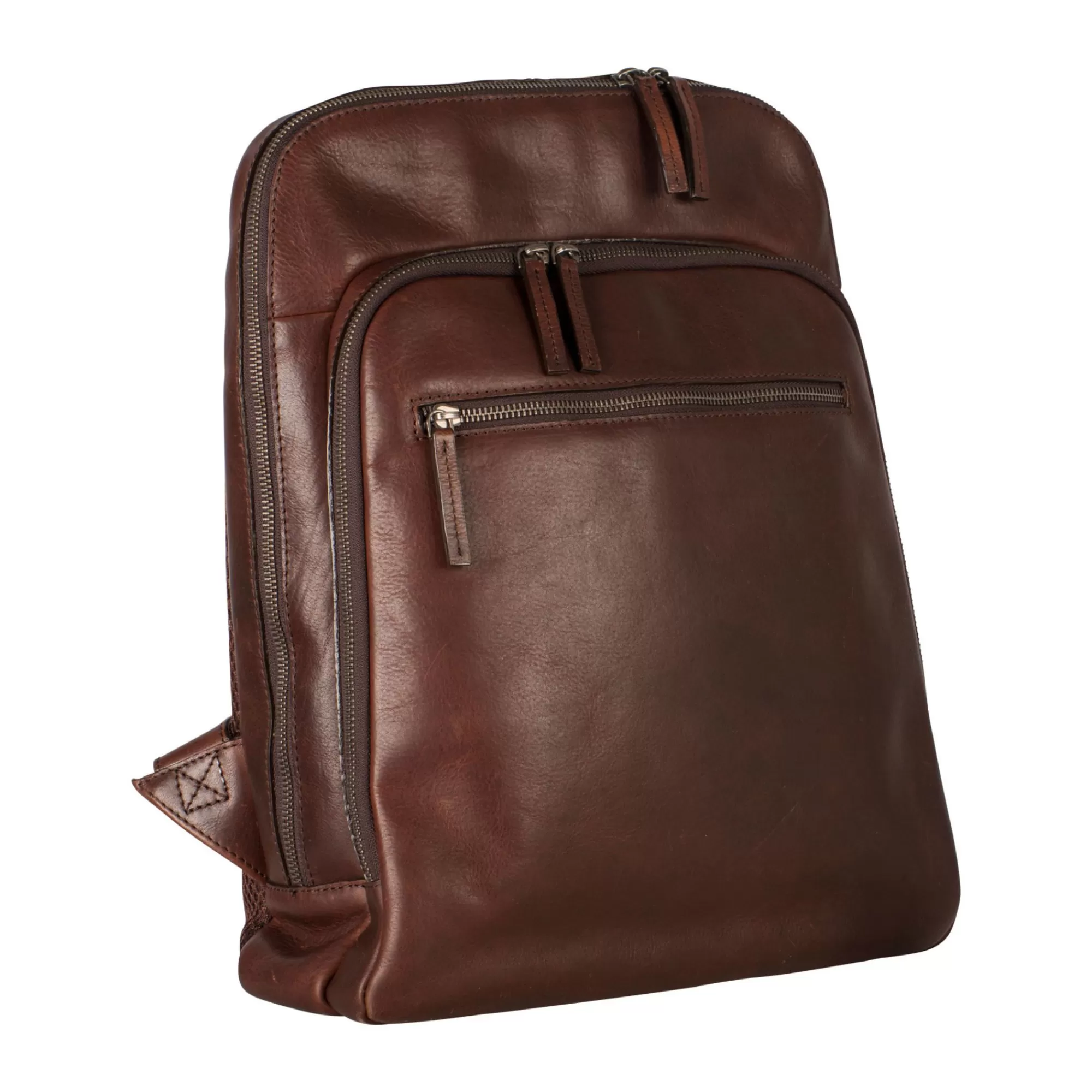 Shop Roma Business Backpack Brown Laptoprugzakken