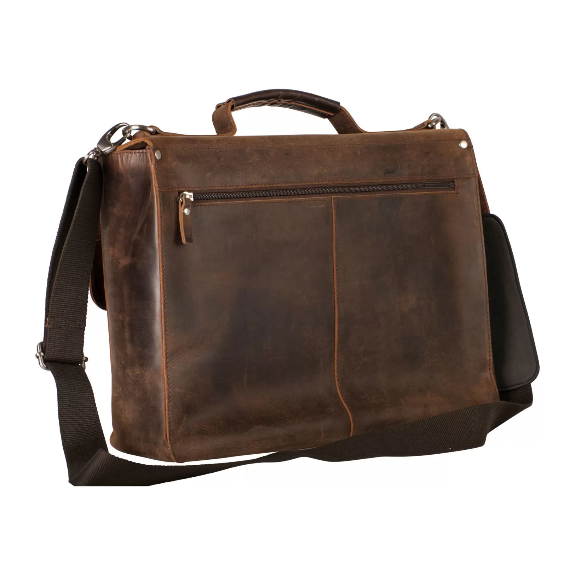 Cheap Salisbury Briefcase 1 Compartment Brown Aktetassen