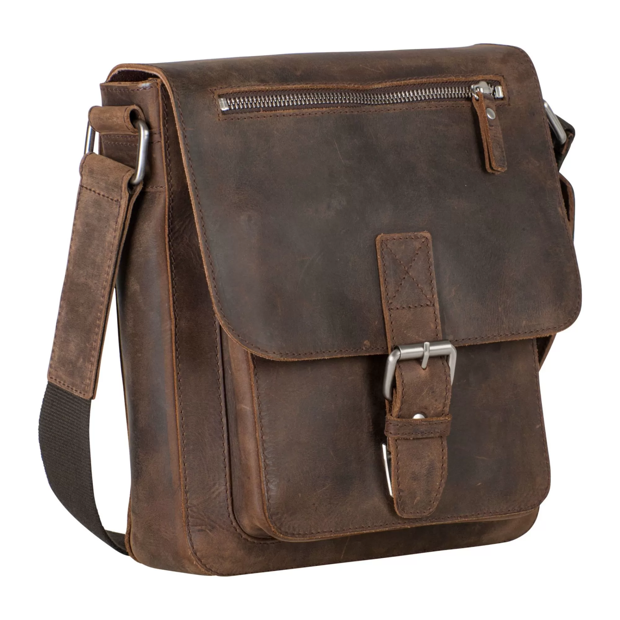 New Salisbury Messenger Bag S Brown Herentassen