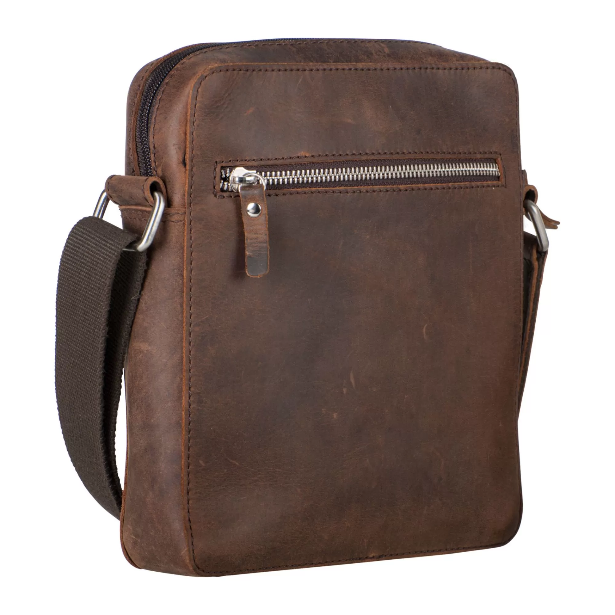 Discount Salisbury Zipped Messenger Bag S Brown Herentassen