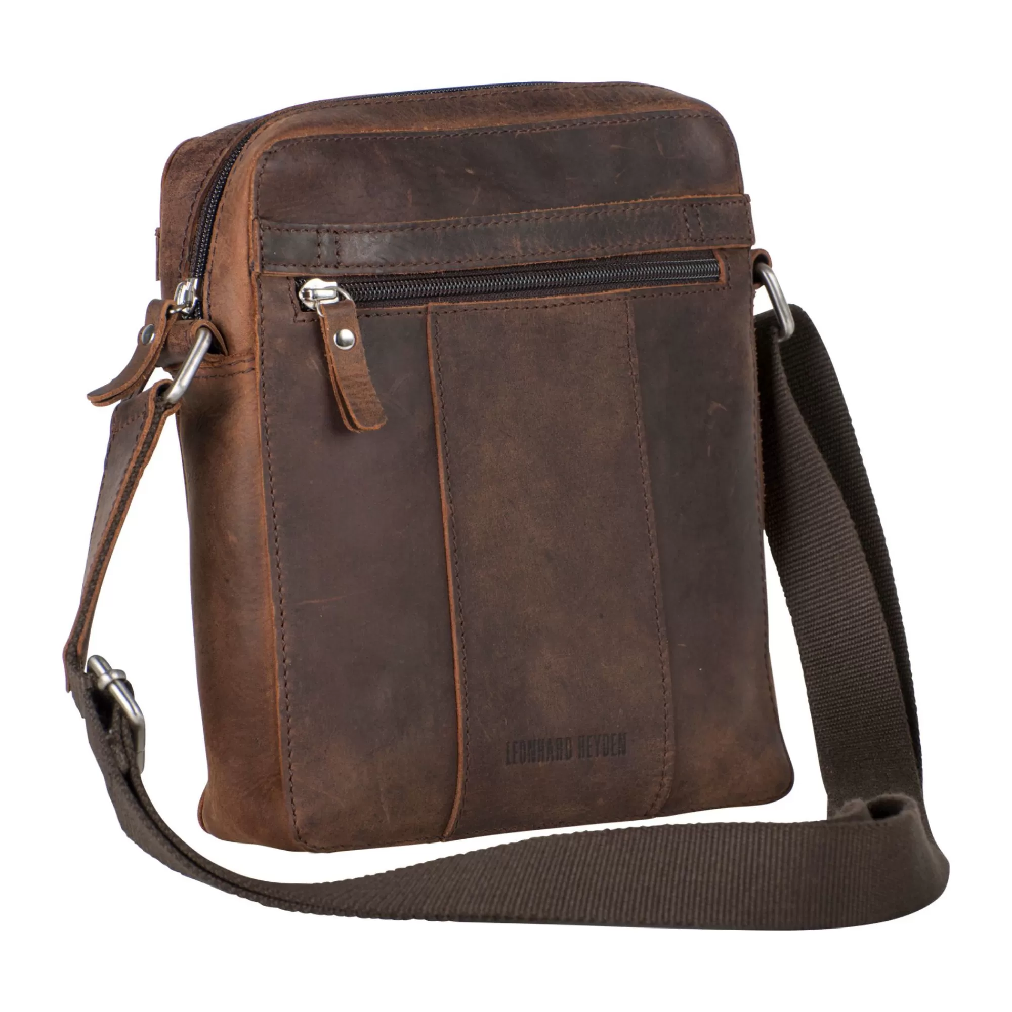 Discount Salisbury Zipped Messenger Bag S Brown Herentassen