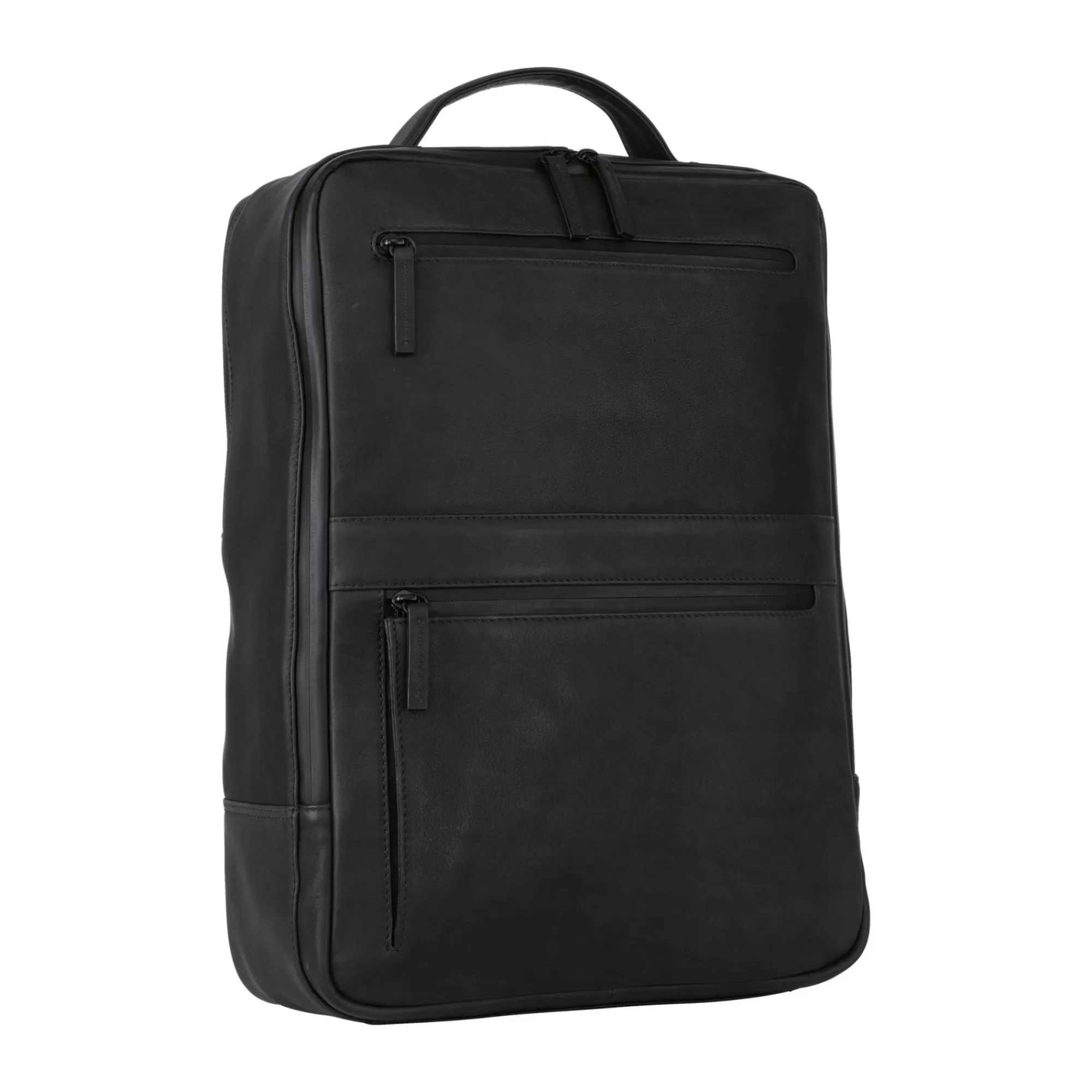 Cheap The Hague Backpack Black Laptoprugzakken